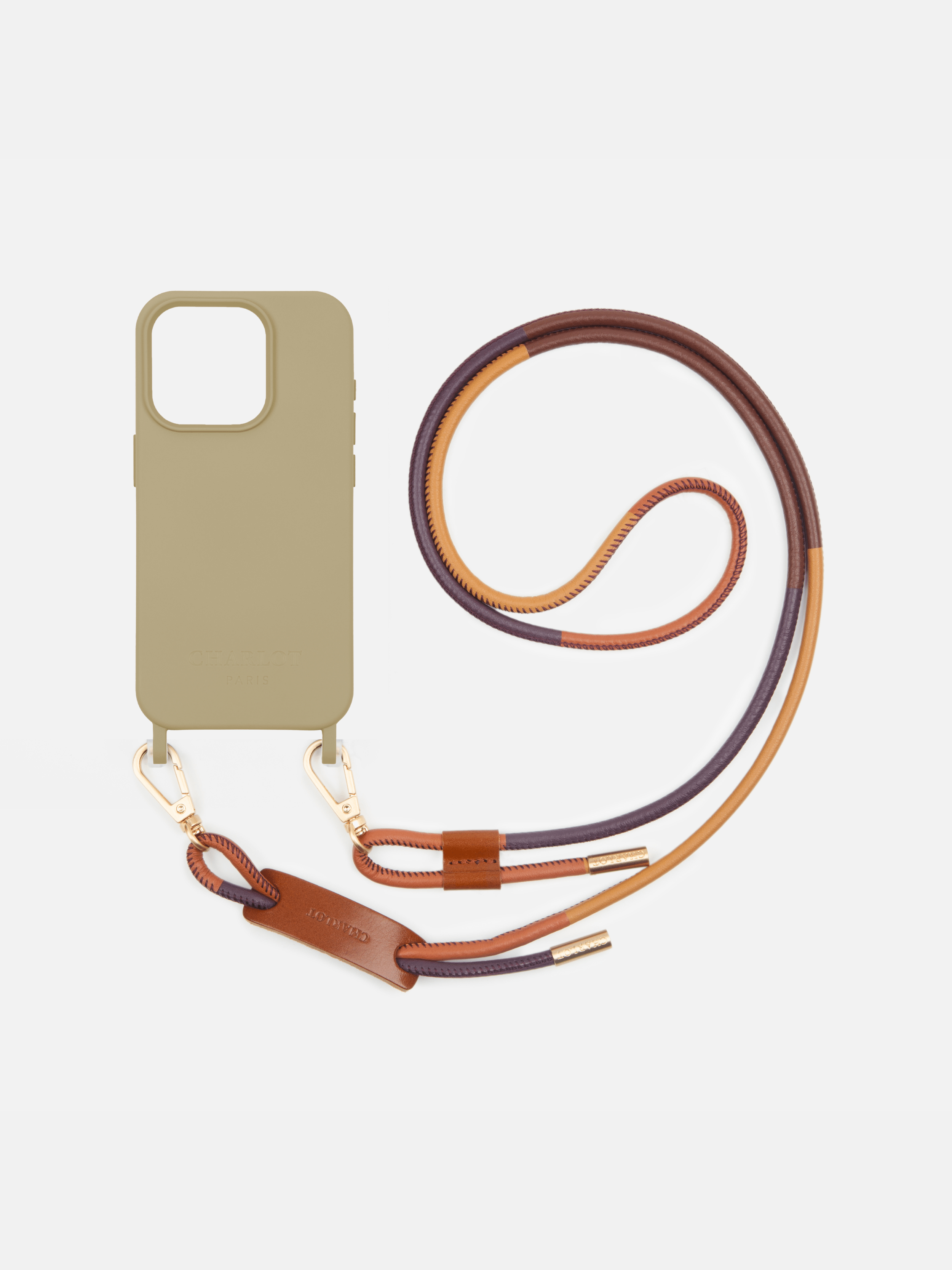 Coque Taupe + Noga Cuir Cognac