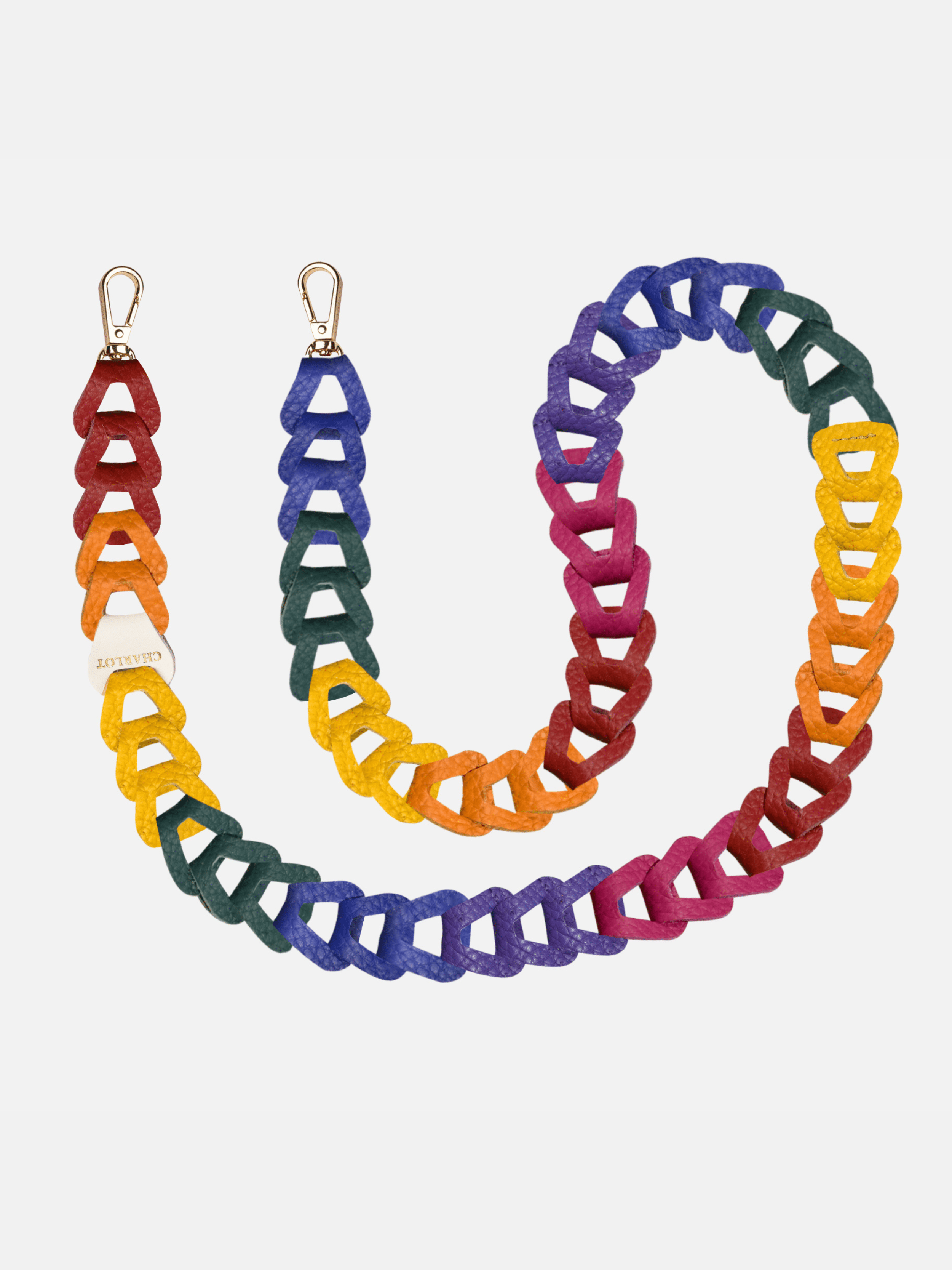 Tracolle lunghe in pelle Mel