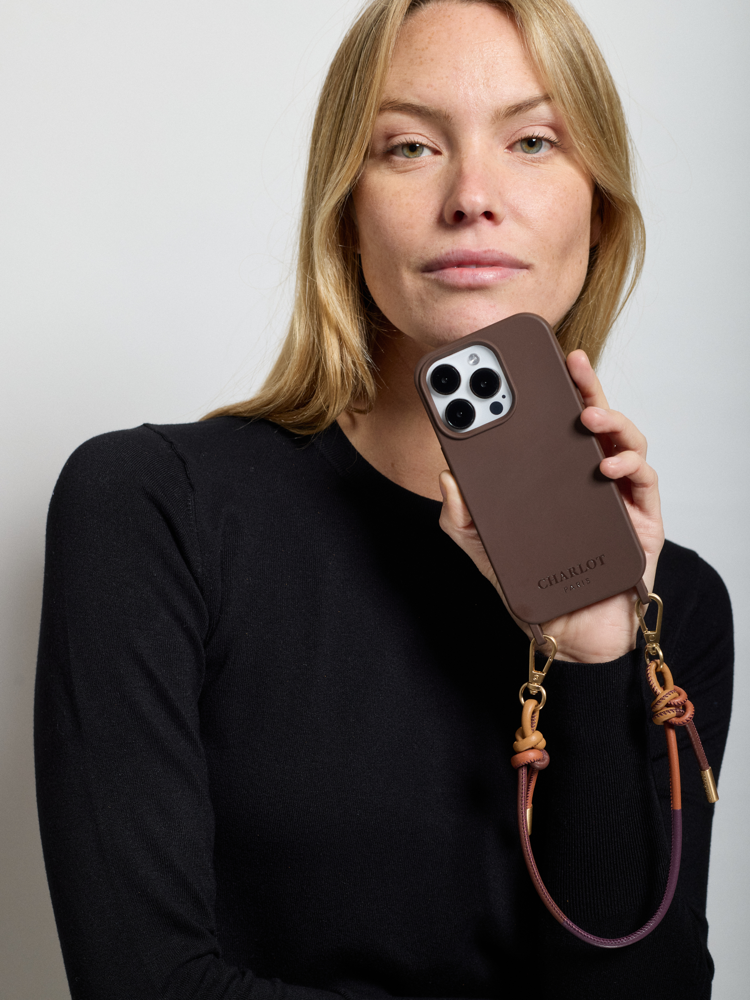 Noga Cognac Leather Bracelet