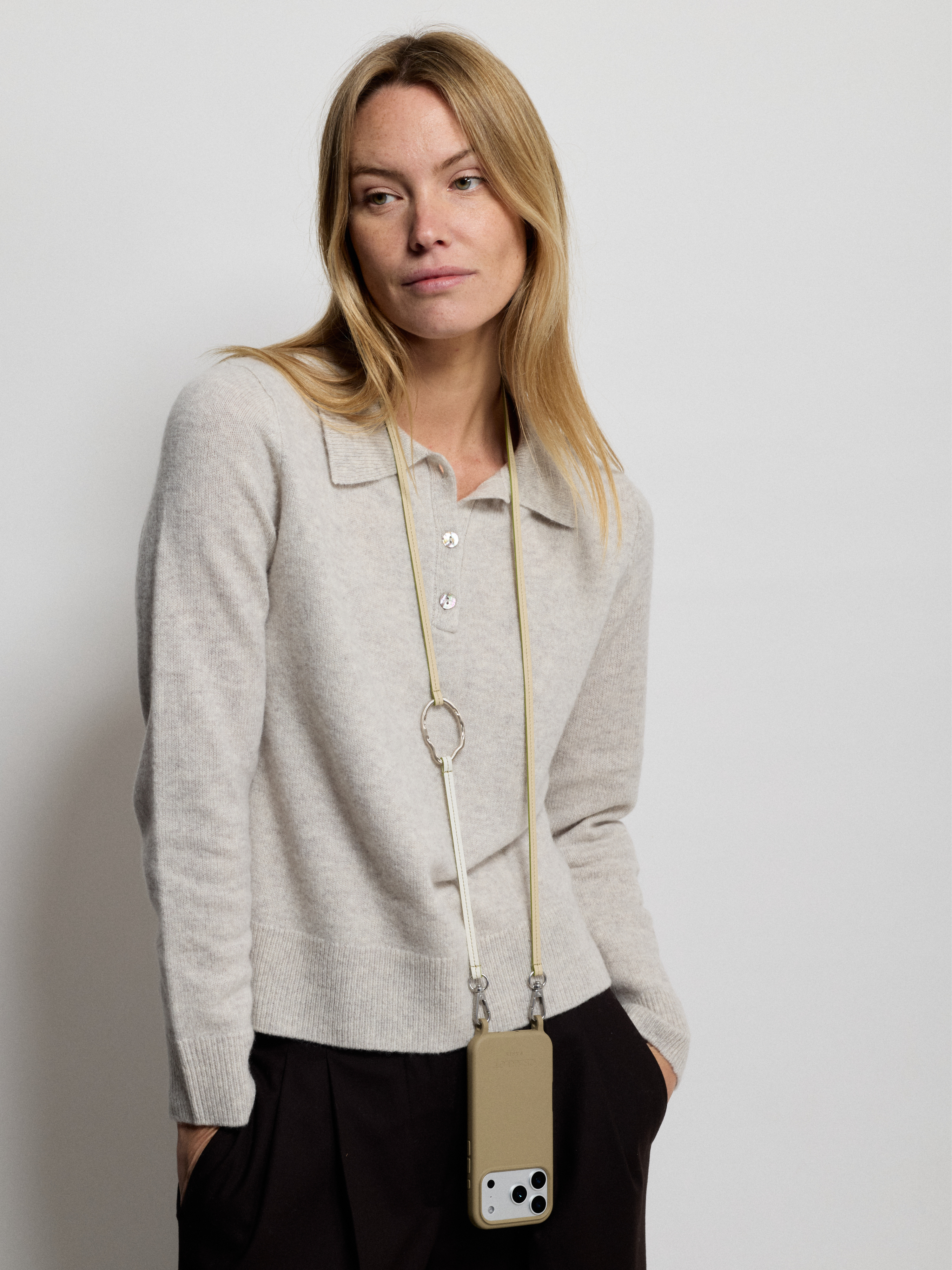 Coque Sauge + Dalia Cuir Sable