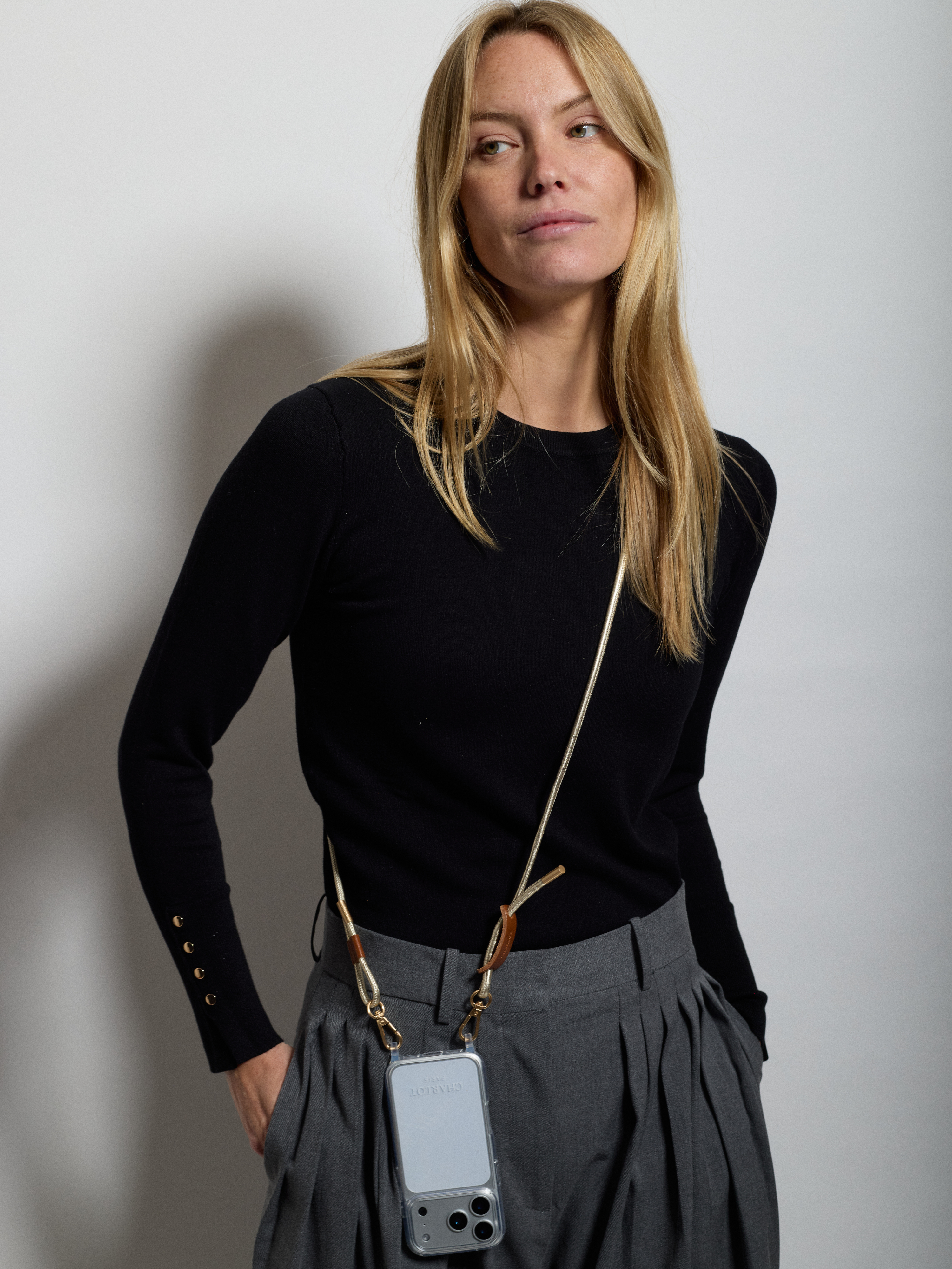 Black Case + Noga Gold Leather