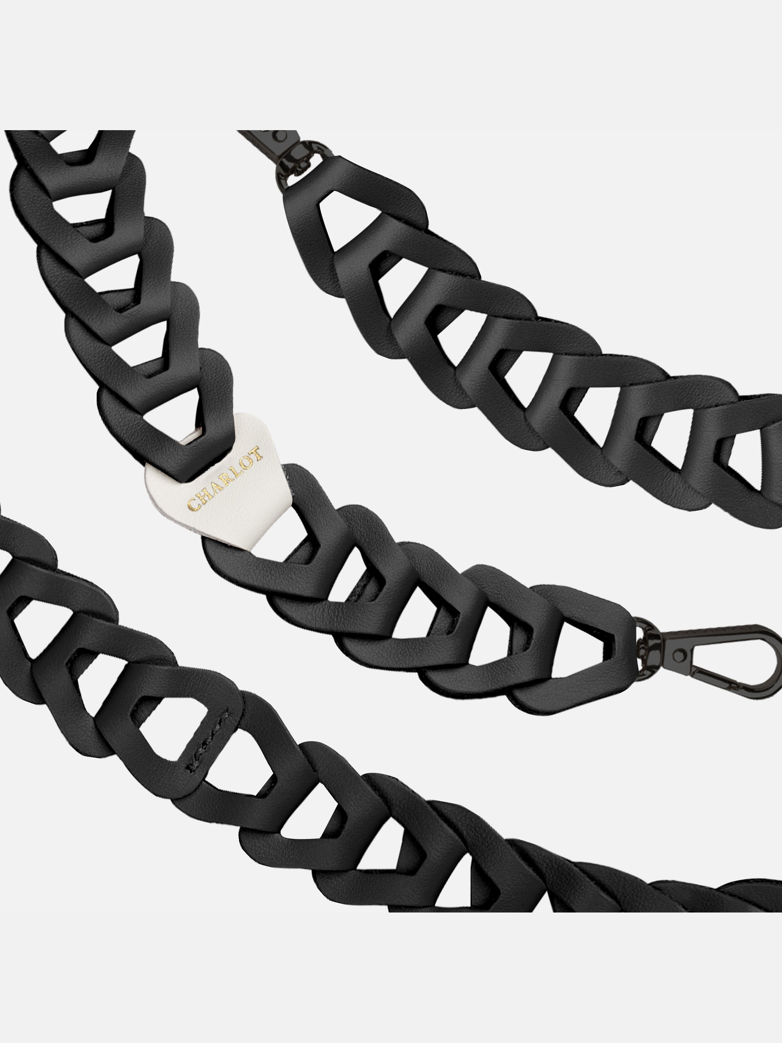 Mel Leather Short Nero