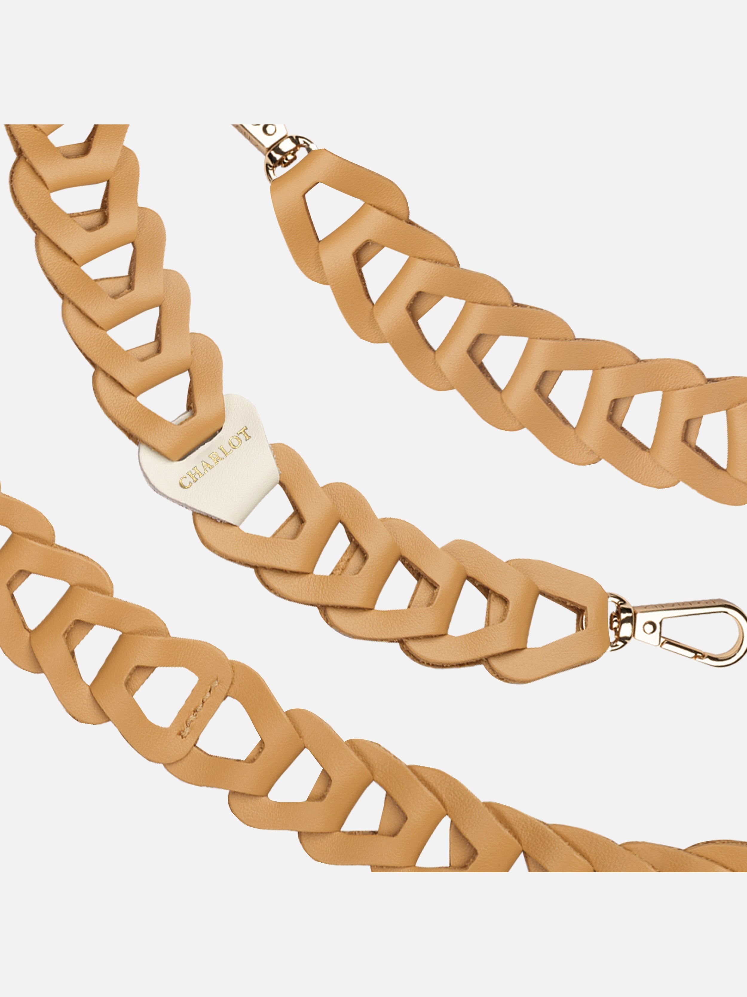 Mel Cuir Long Camel