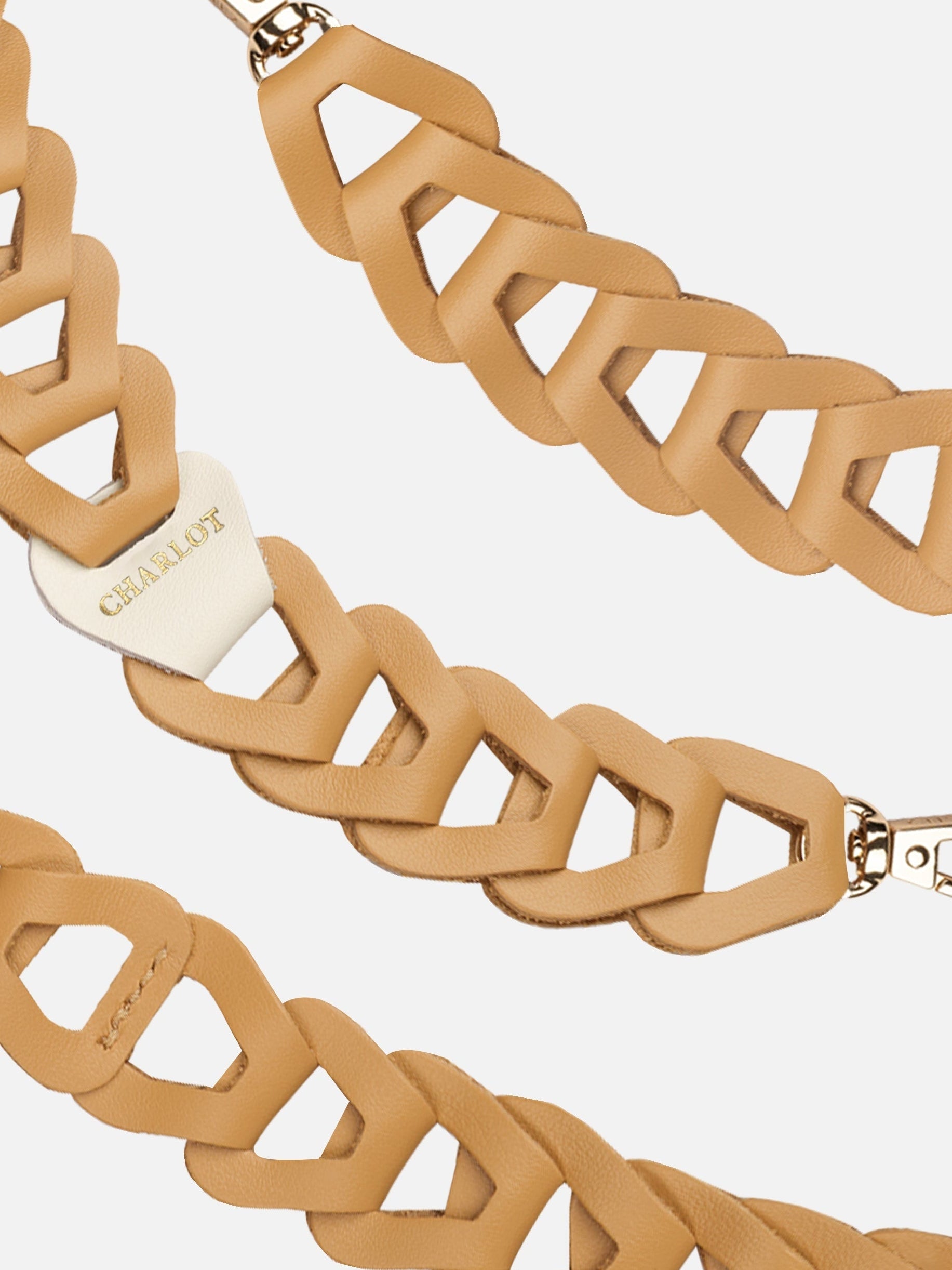 Mel Cuir Long Camel