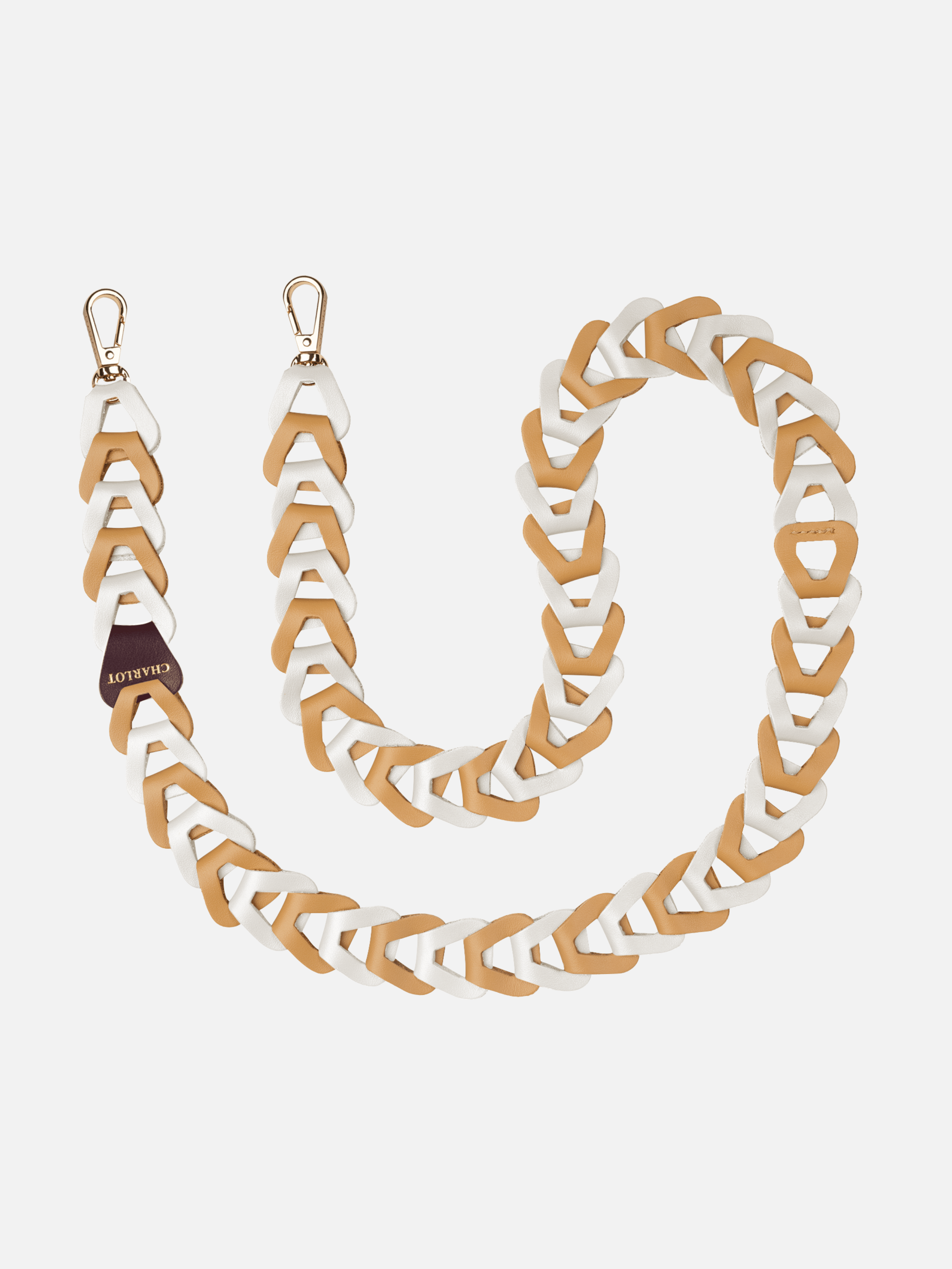 Coque Clear + Mel Cuir Long Cappuccino