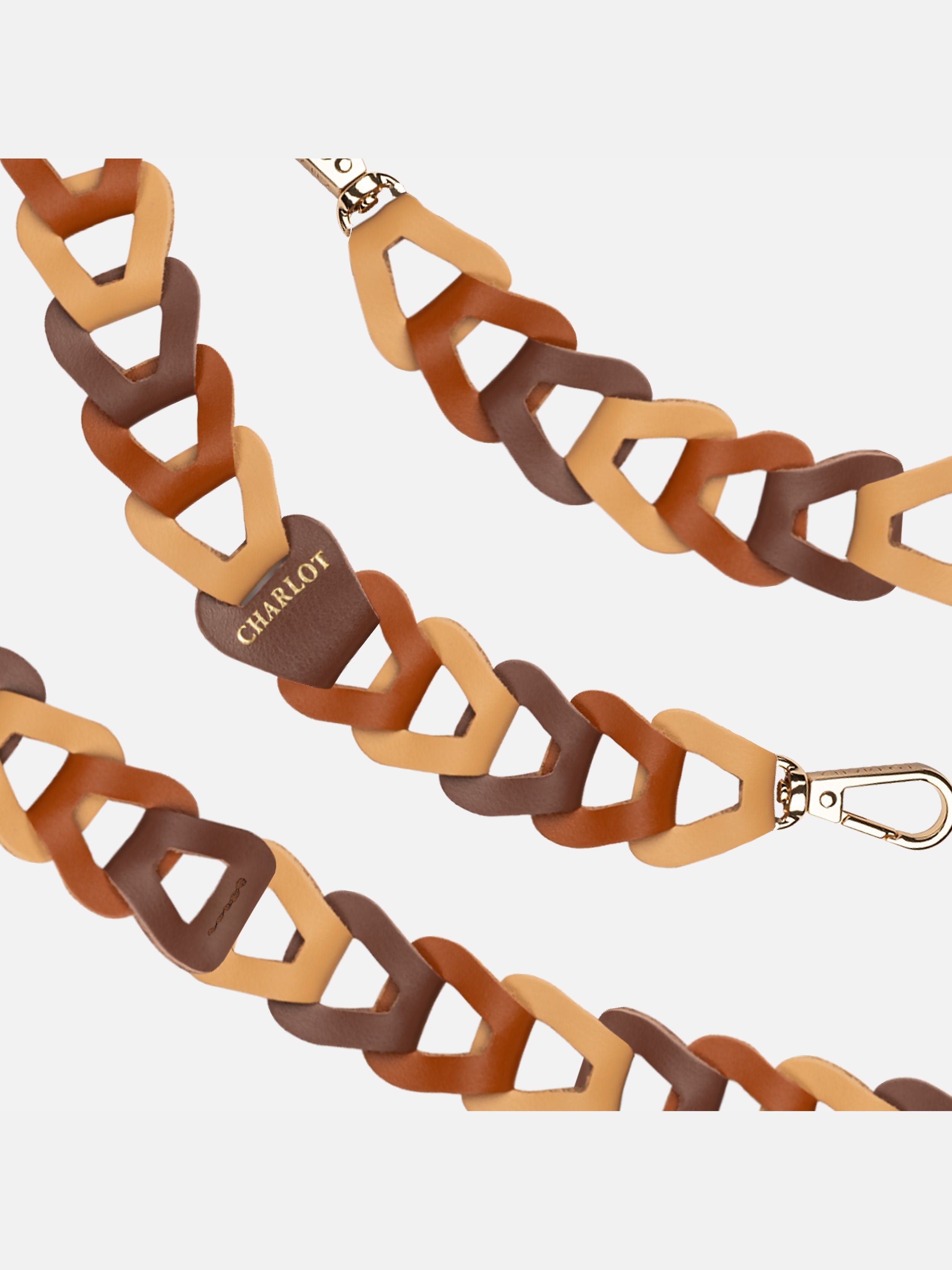 Custodia trasparente + Mel Long Leather Cinnamon