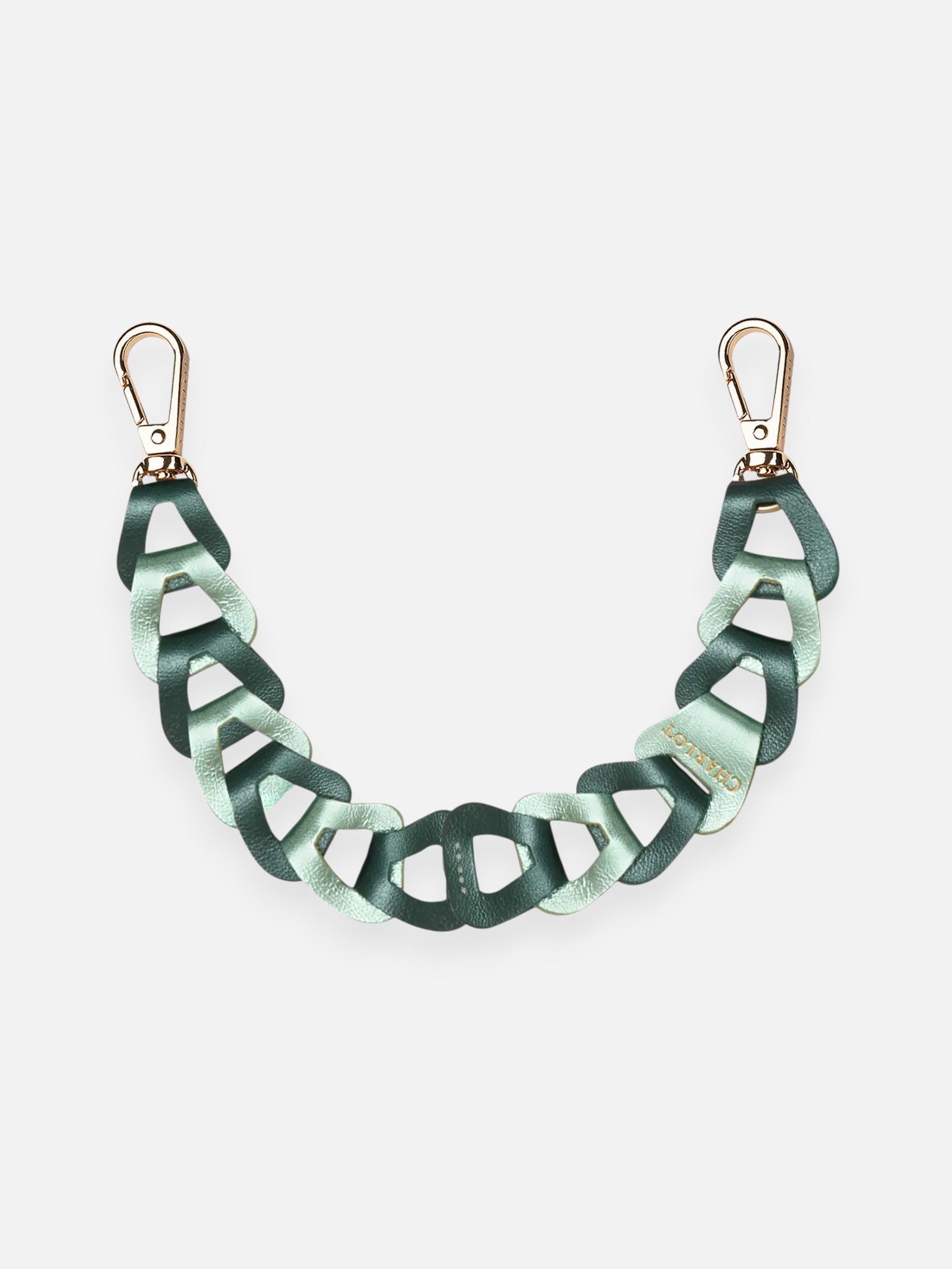 Mel Cuir Irisé Court Vert