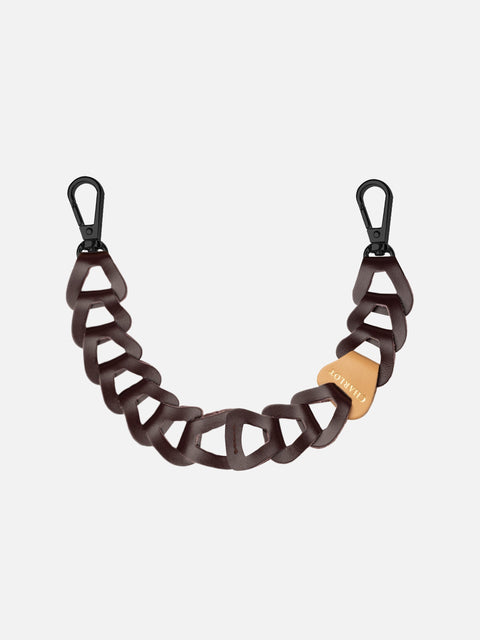 Mel Cuir Court Aubergine