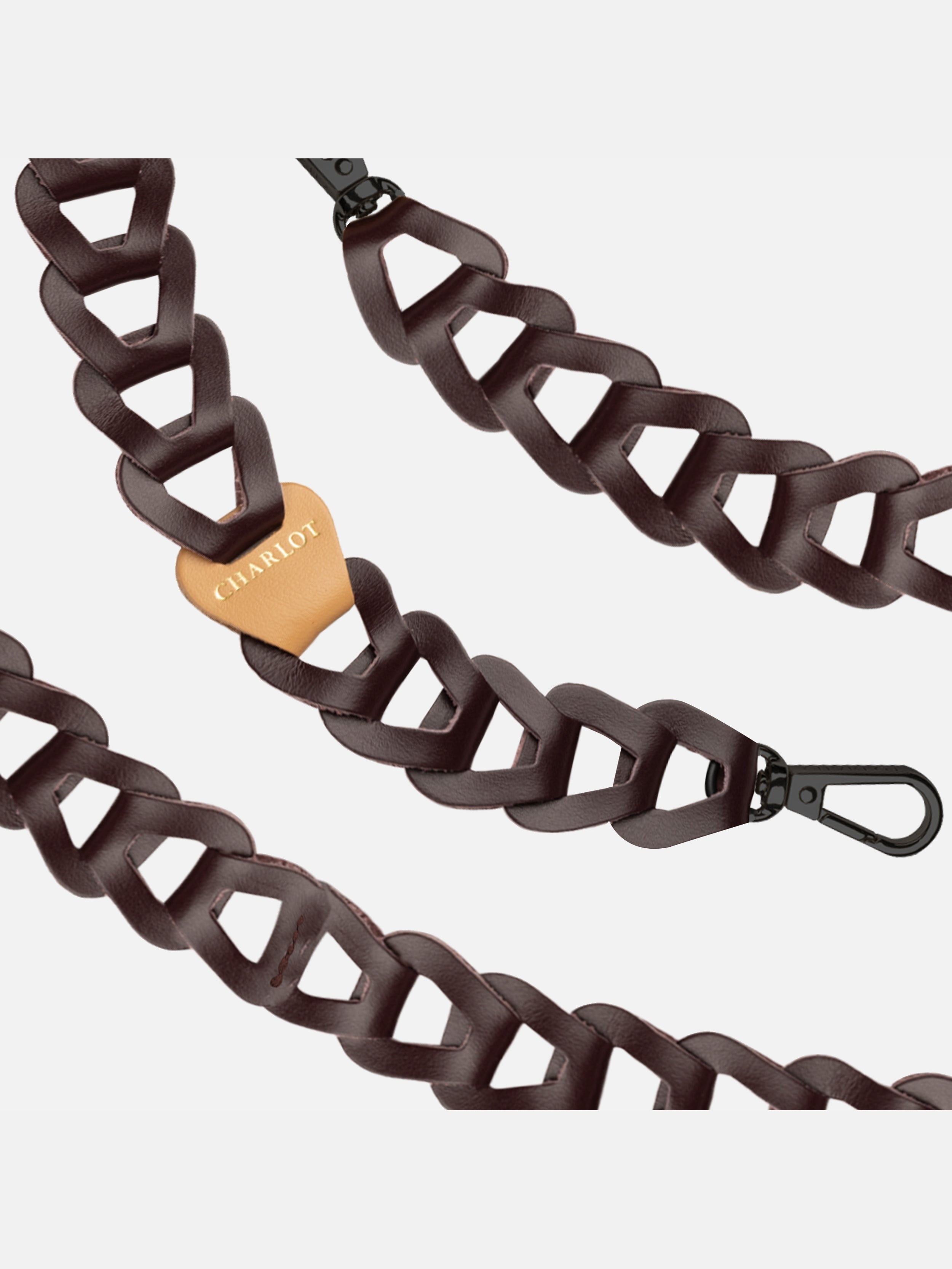 Custodia Trasparente + Pelle Mel Melanzana lunga