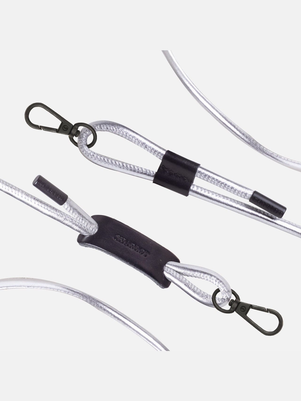 Custodia blu navy + pelle cromata Noga