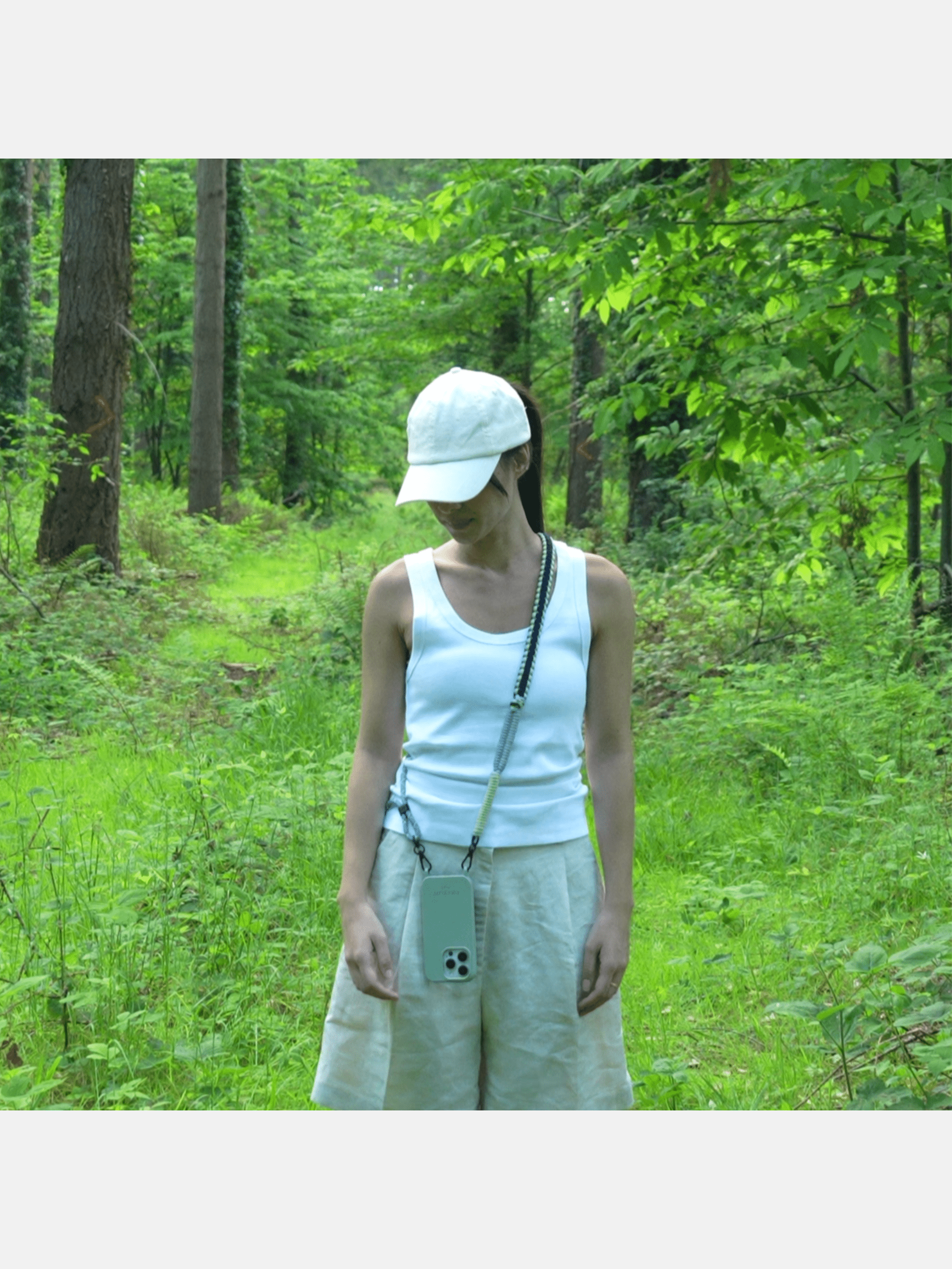 Navy Blue Case + Twist Trek Shoulder Strap