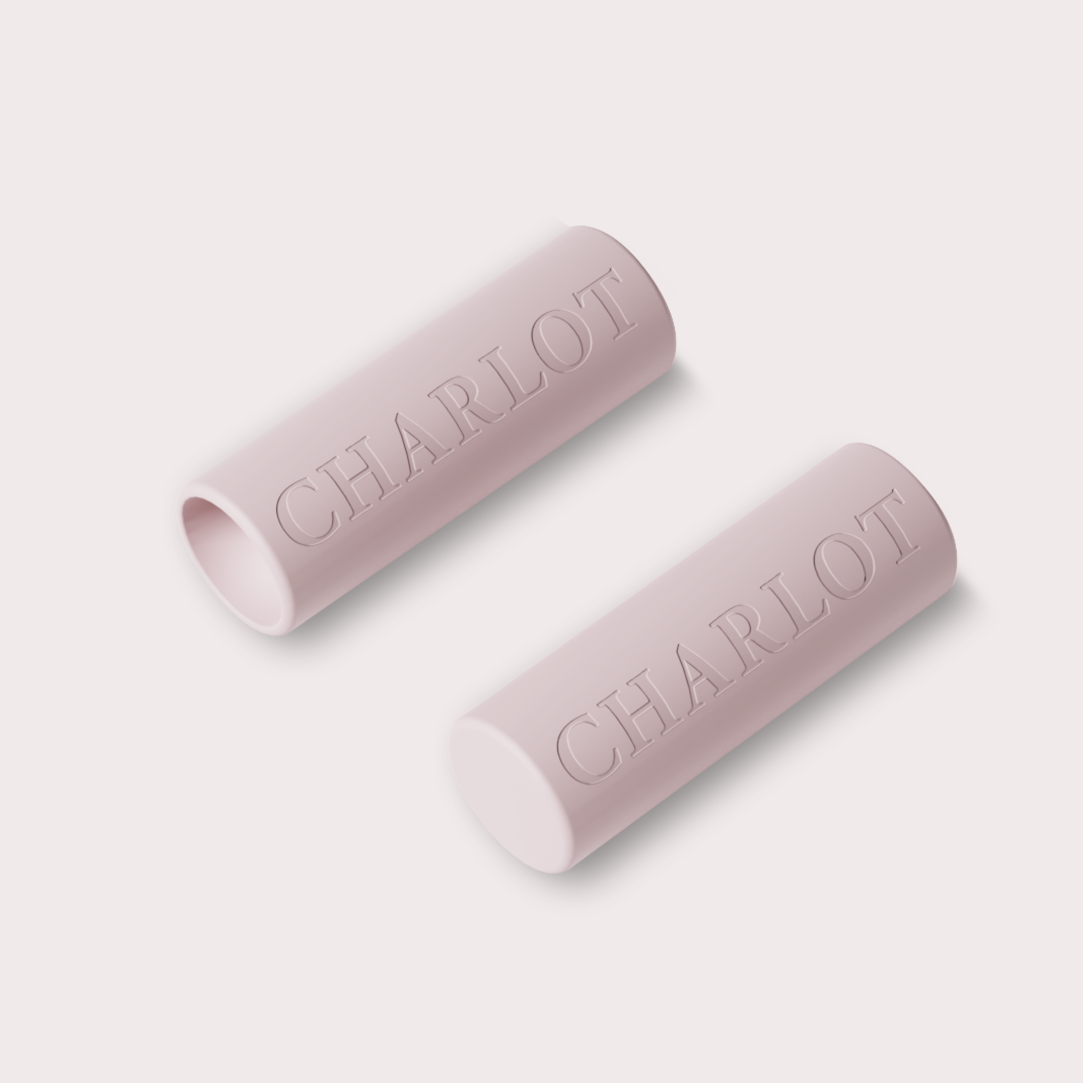 Powder Pink metal tips