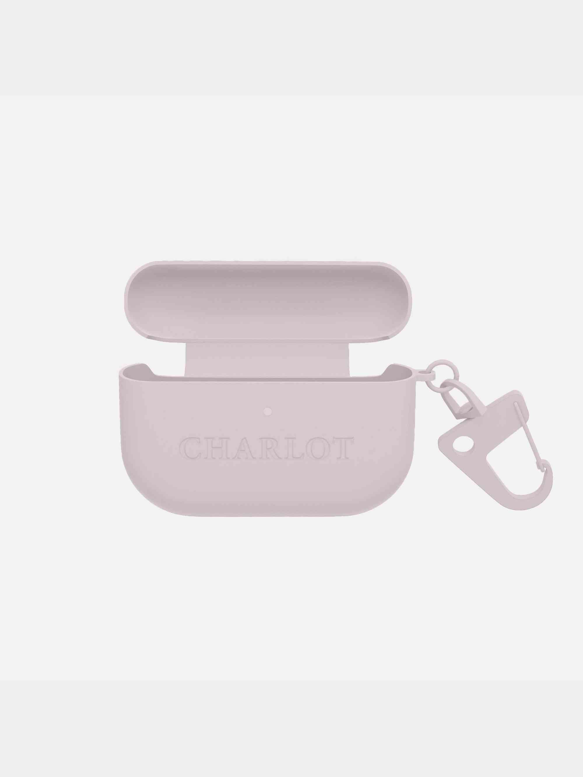 Custodia in silicone per AirPods Pro rosa cipria