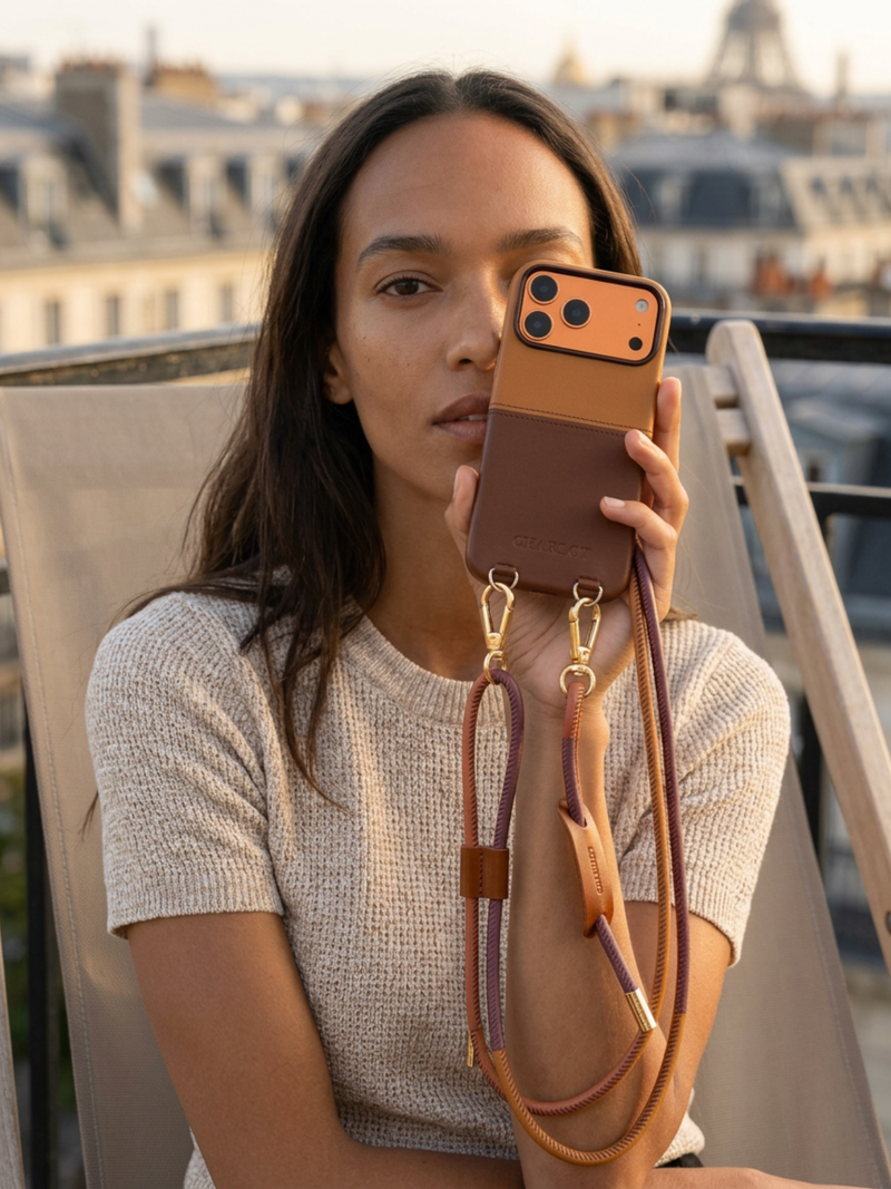 Cognac Leather MagSafe Case