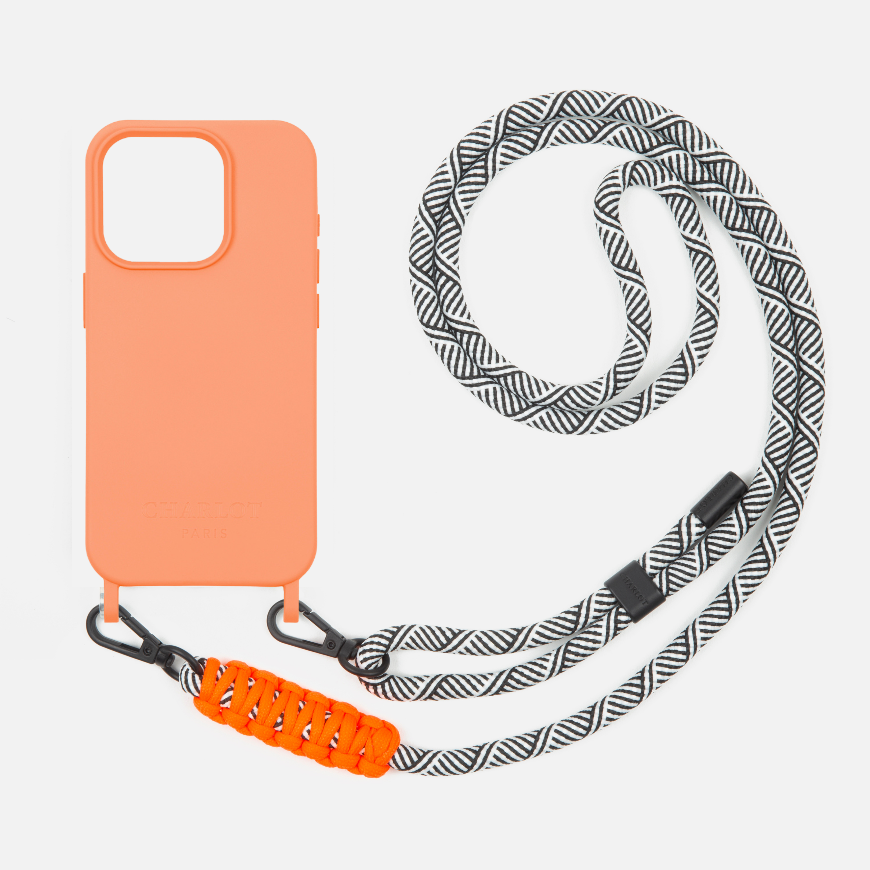Coque Burning Sand + Cordon Elie Zèbre