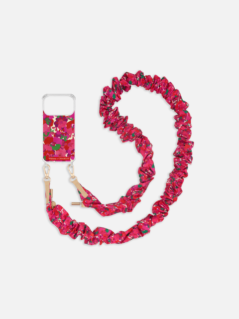 Coque Pop Flower + Bandoulière Scrunchie Paloma x CHARLOT