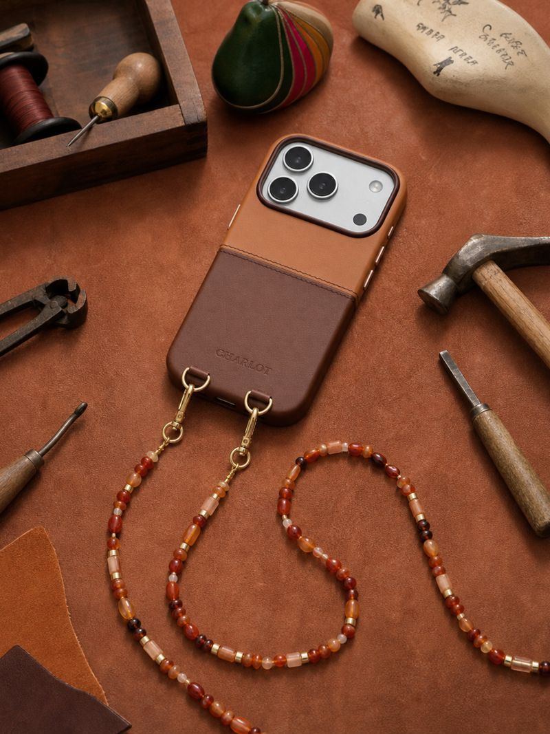Cognac Leather MagSafe Case