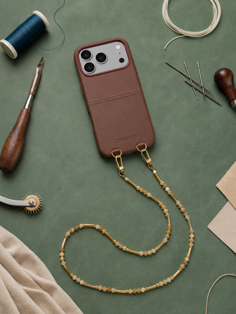 Chocolate Leather Magsafe Case