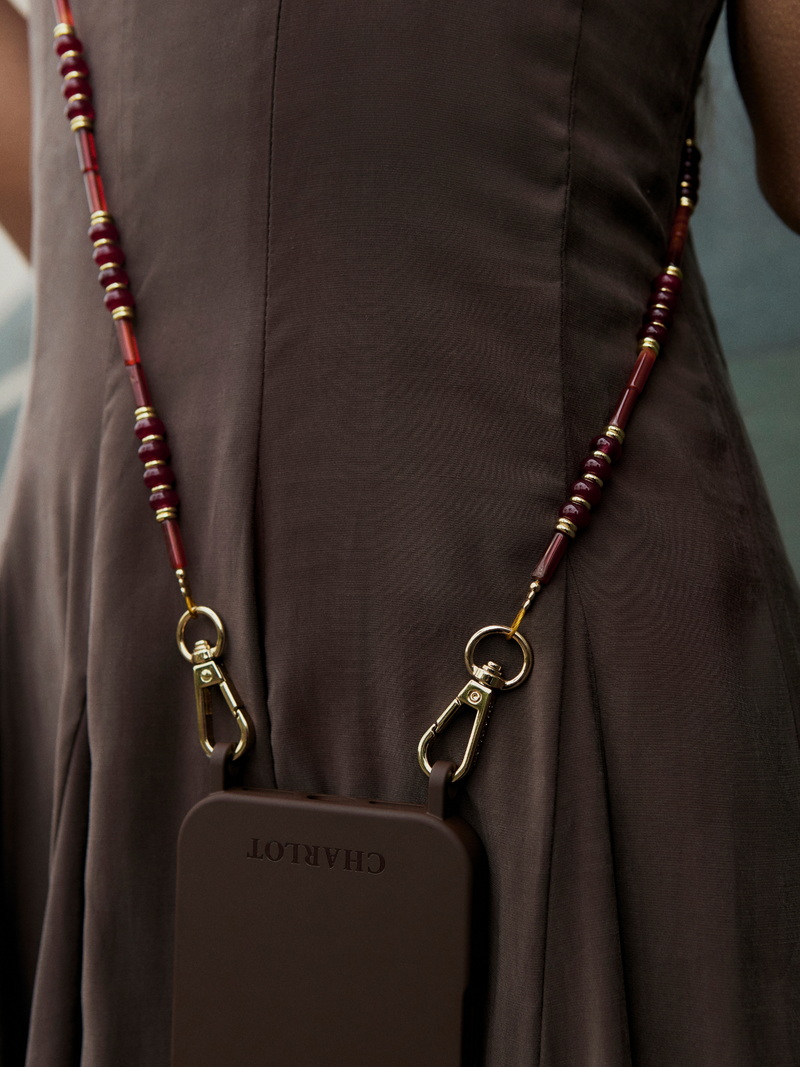 Romy Long Ruby Necklace