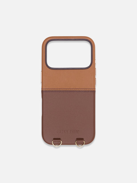 Coque Cuir Magsafe Cognac