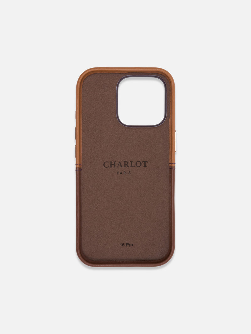 Cognac Leather MagSafe Case