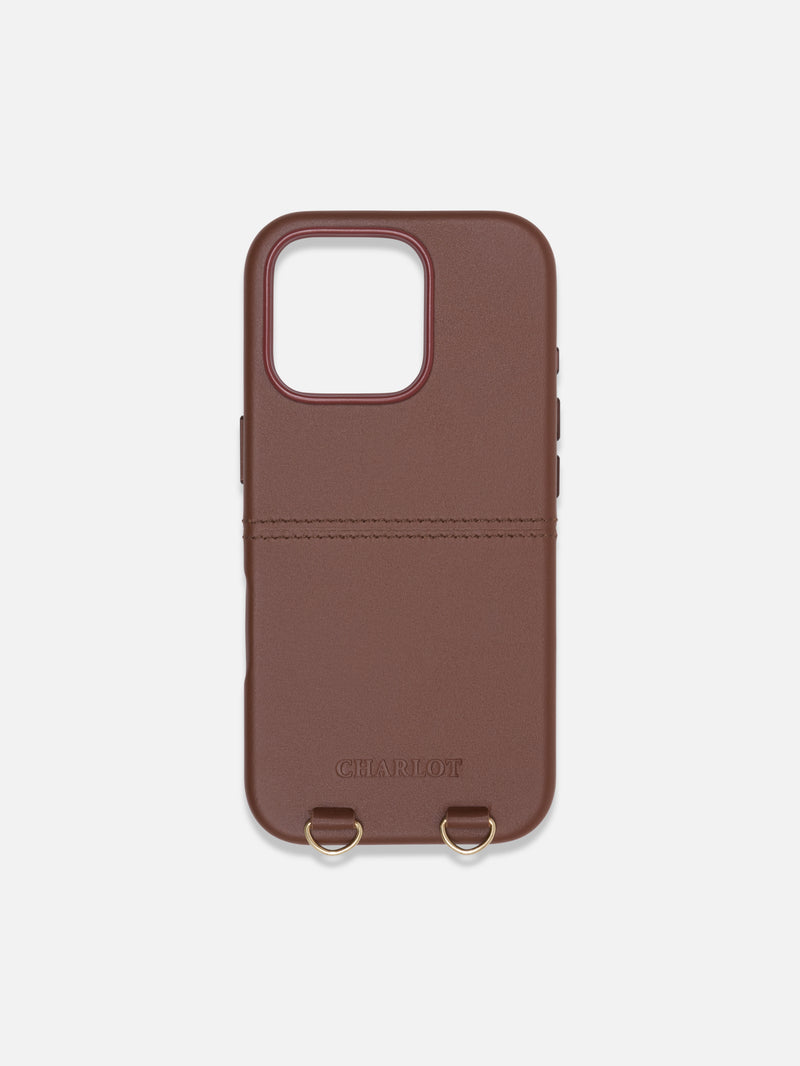 Chocolate Leather Magsafe Case