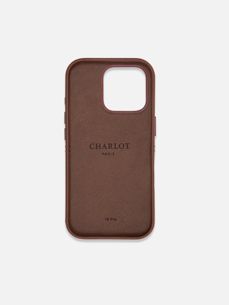 Chocolate Leather Magsafe Case