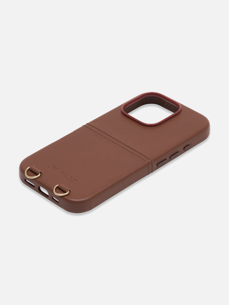 Chocolate Leather Magsafe Case
