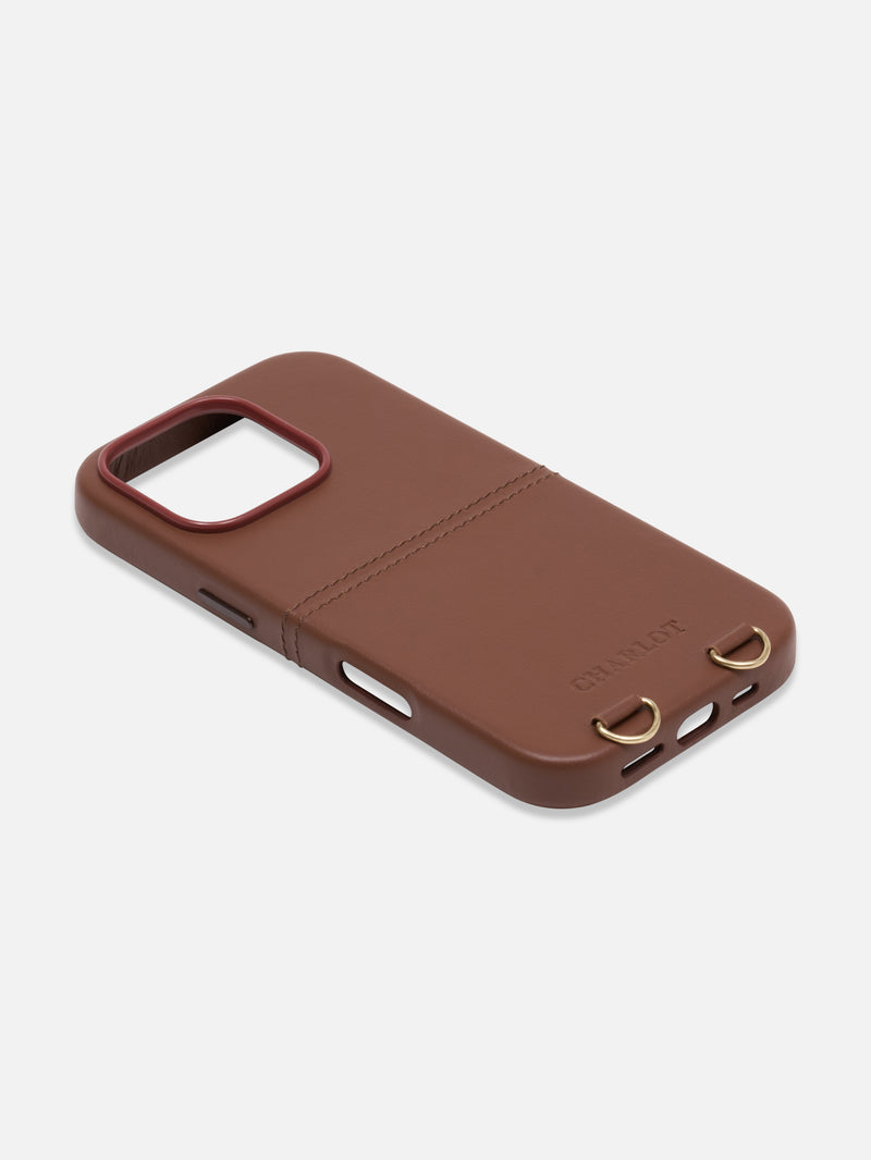 Chocolate Leather Magsafe Case