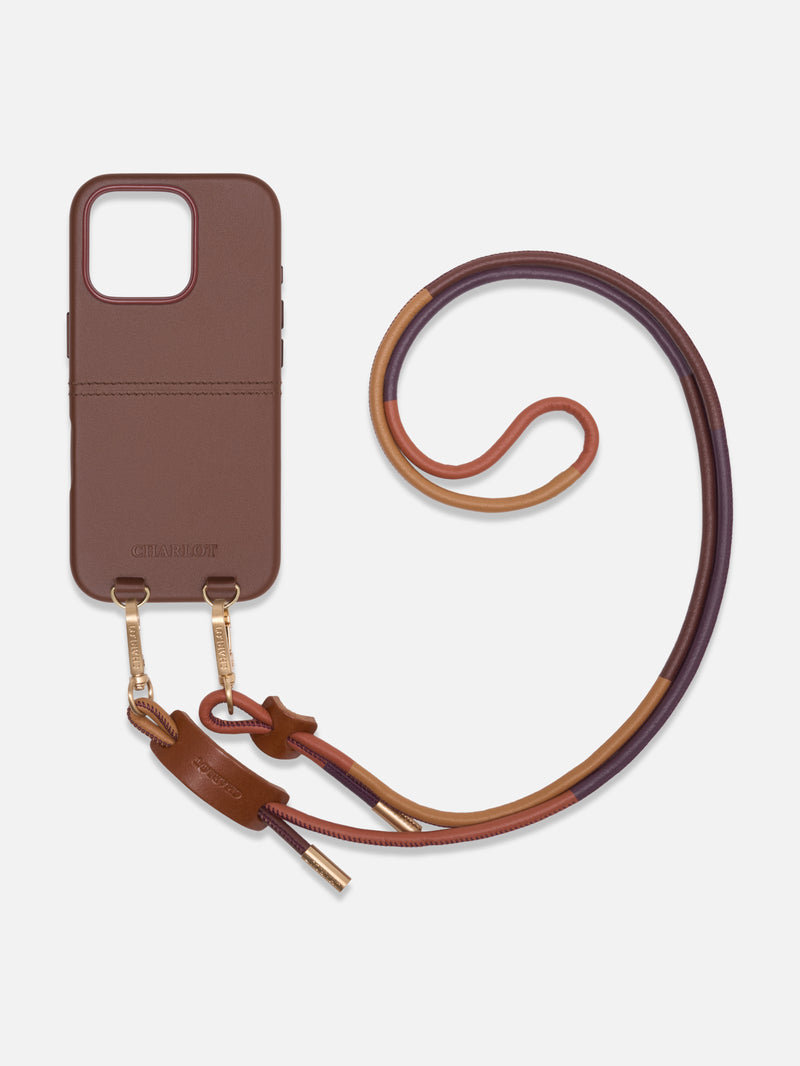 Chocolate Leather Magsafe Case
