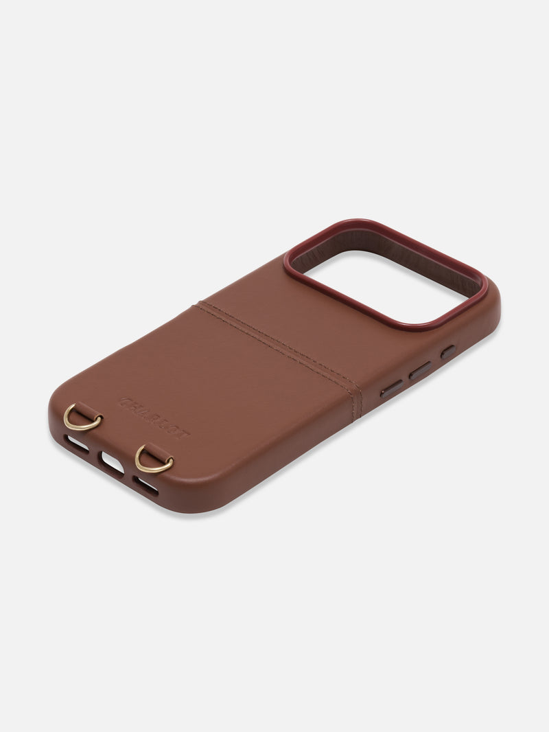 Chocolate Leather Magsafe Case