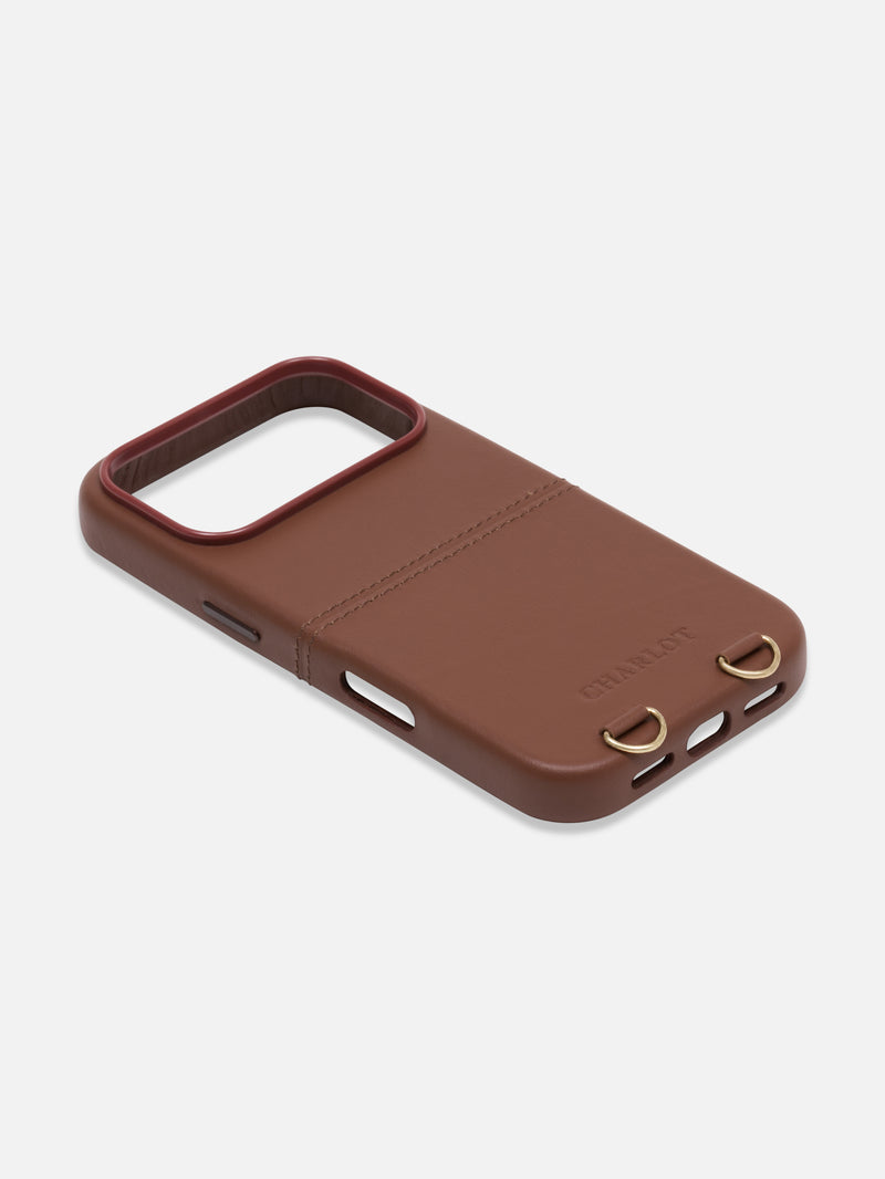 Chocolate Leather Magsafe Case
