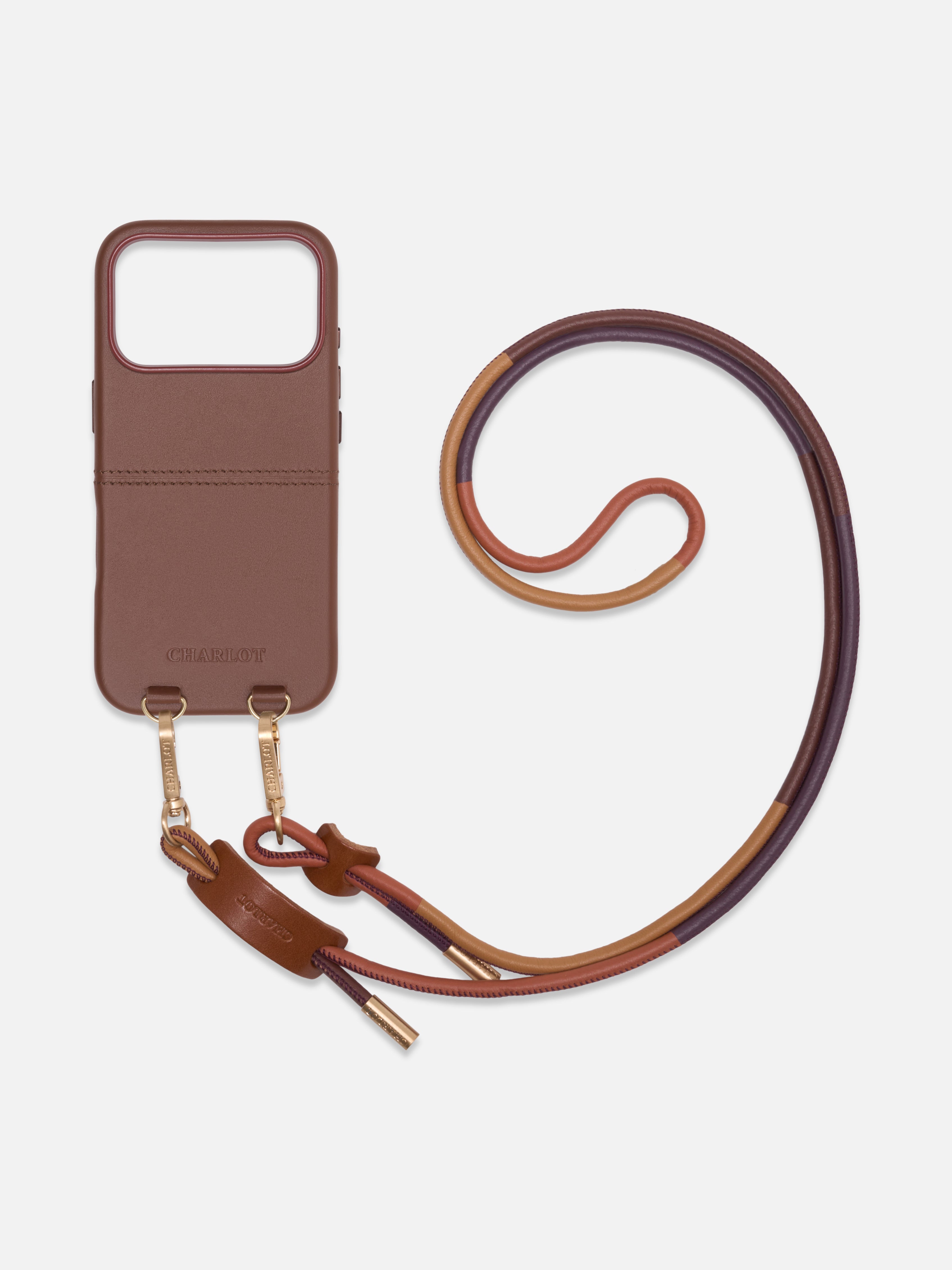 Chocolate Leather Magsafe Case