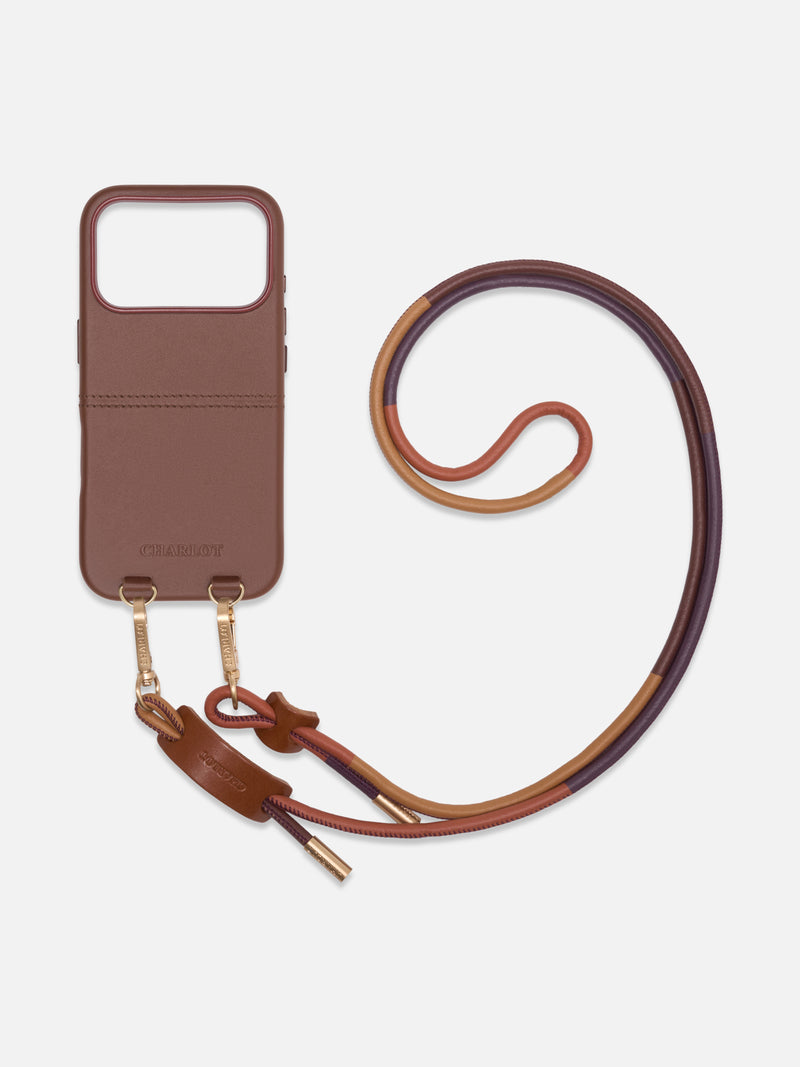 Chocolate Leather Magsafe Case