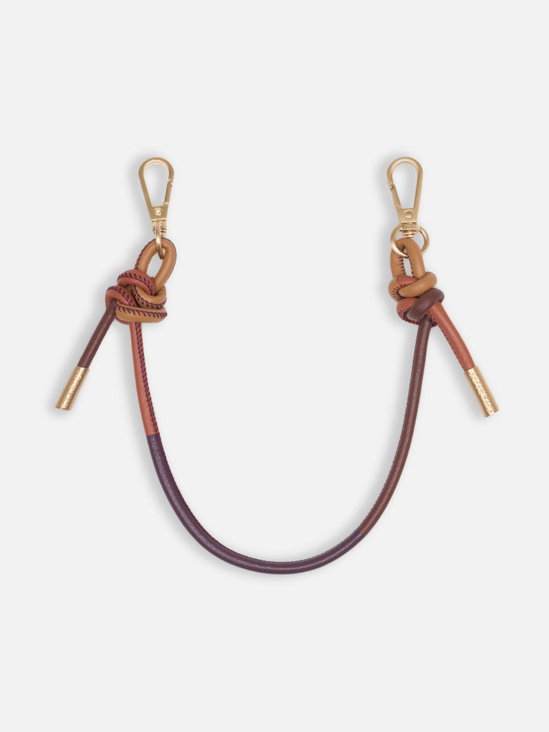 Noga Cognac Leather Bracelet
