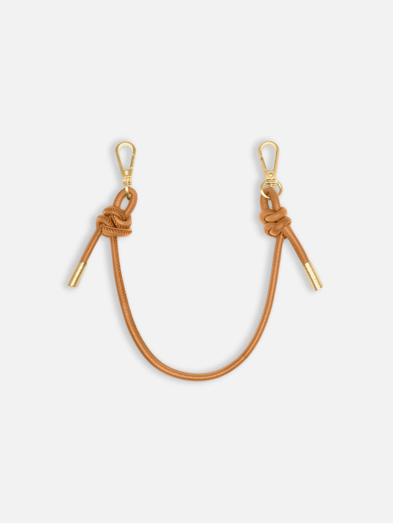 Noga Cognac Leather Bracelet