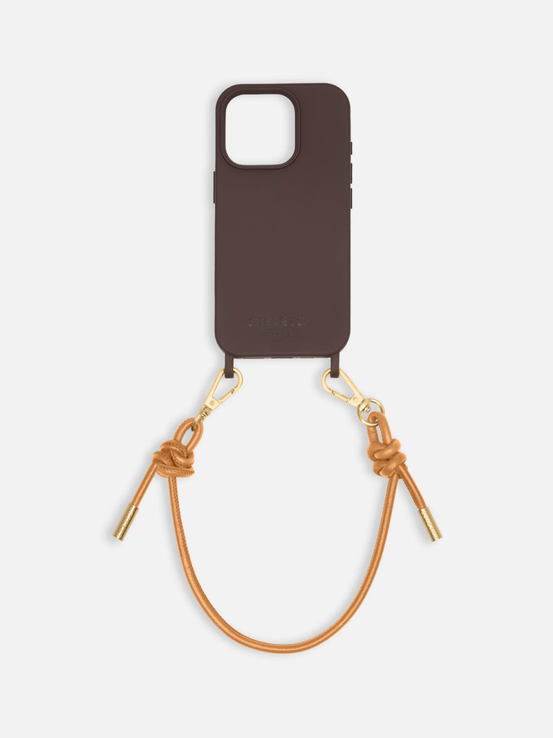 Noga Cognac Leather Bracelet