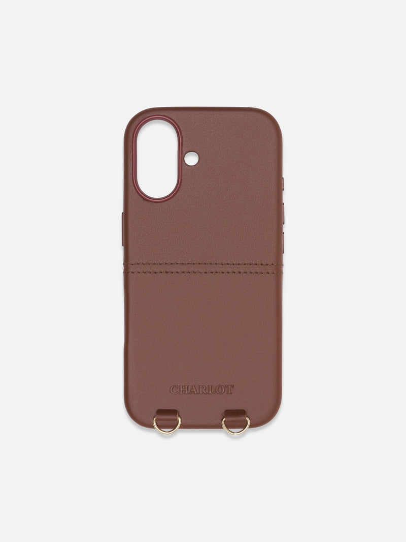 Chocolate Leather Magsafe Case