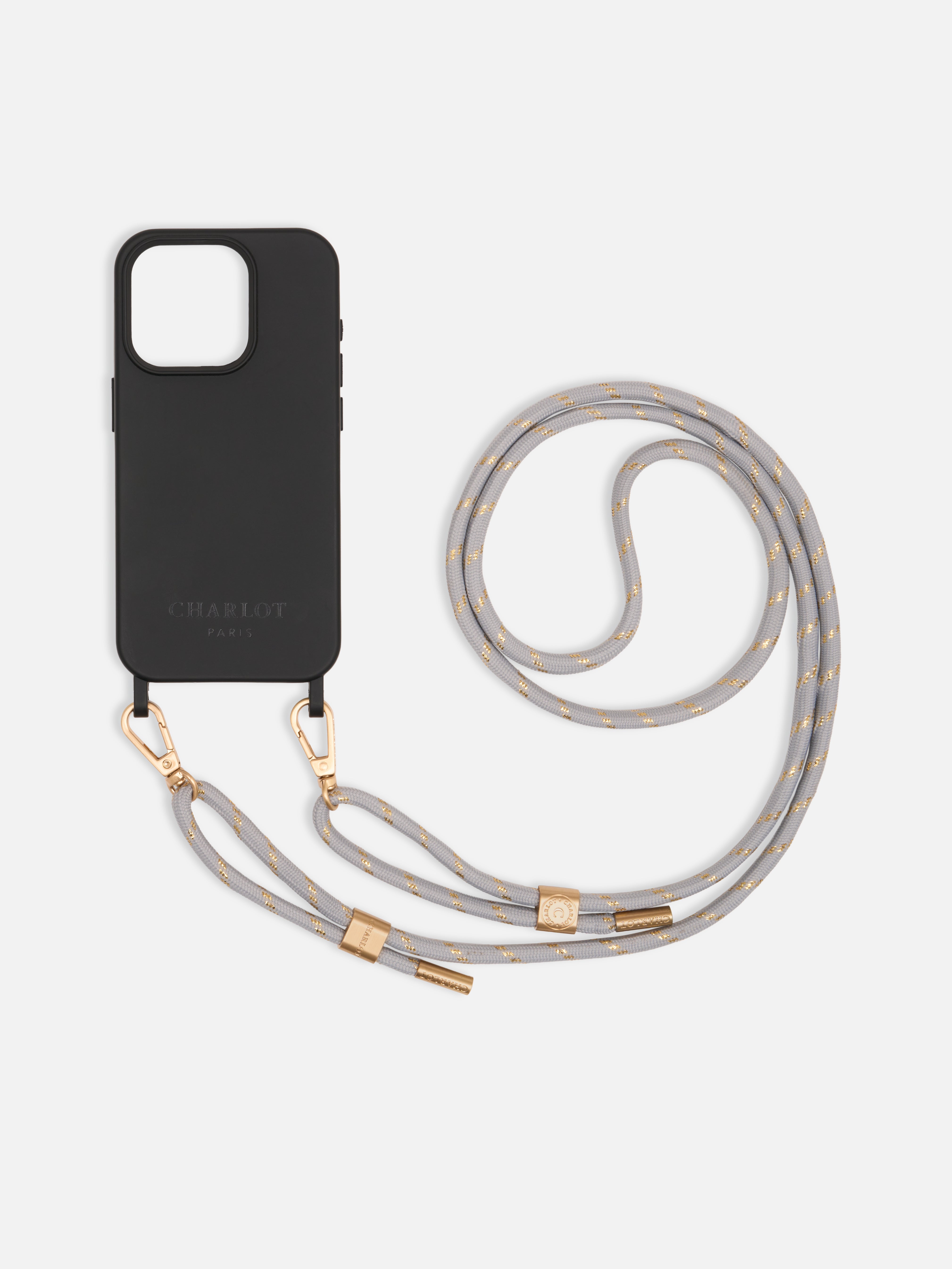 Coque Noir + Cordon Signature Stellar