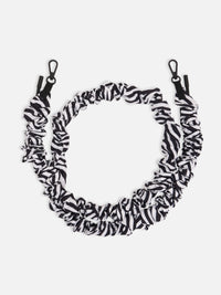 Bandoulière Scrunchie Zèbre