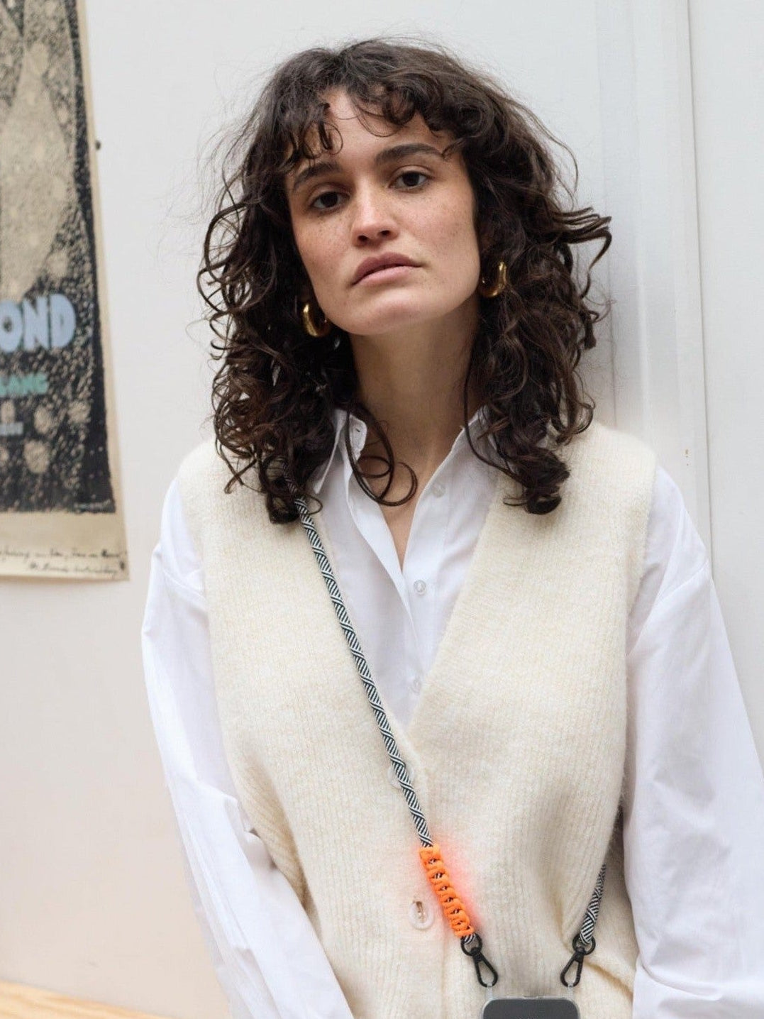 Coque Noir + Cordon Elie Zèbre