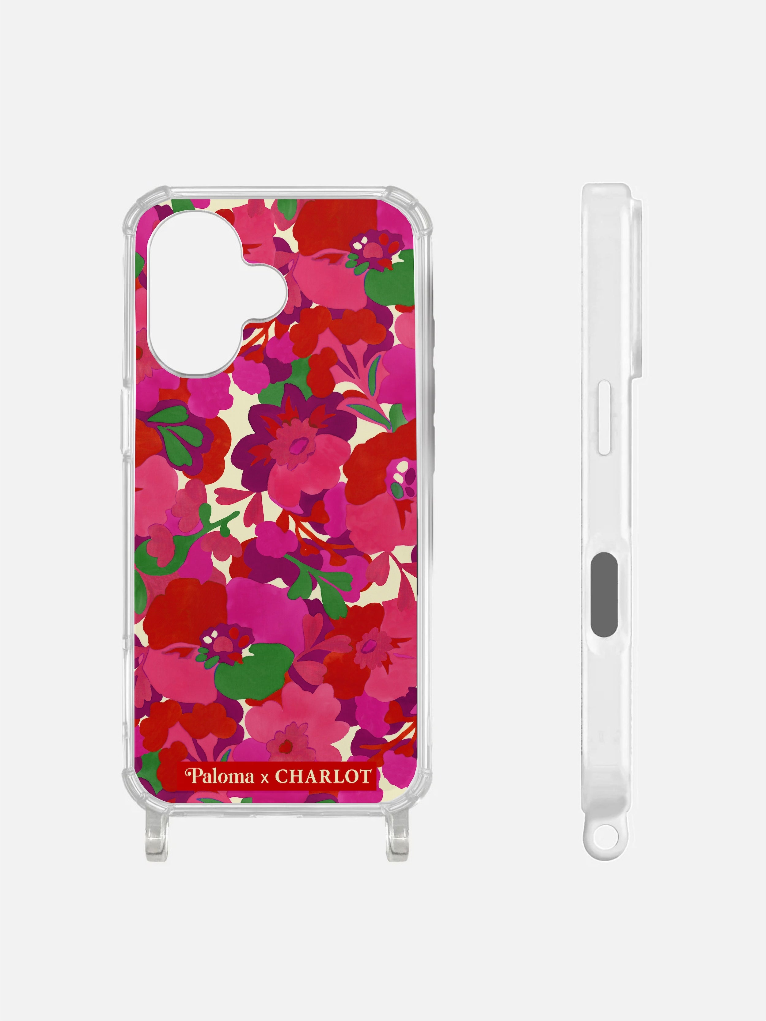 Coque Pop Flower + Bandoulière Scrunchie Paloma x CHARLOT