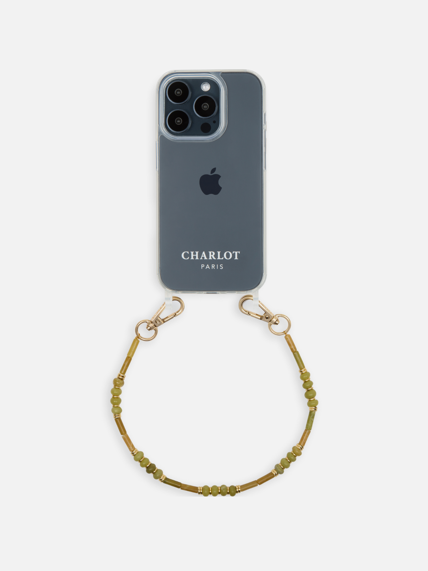 Coque Clear + Chaîne Romy Courte Granny