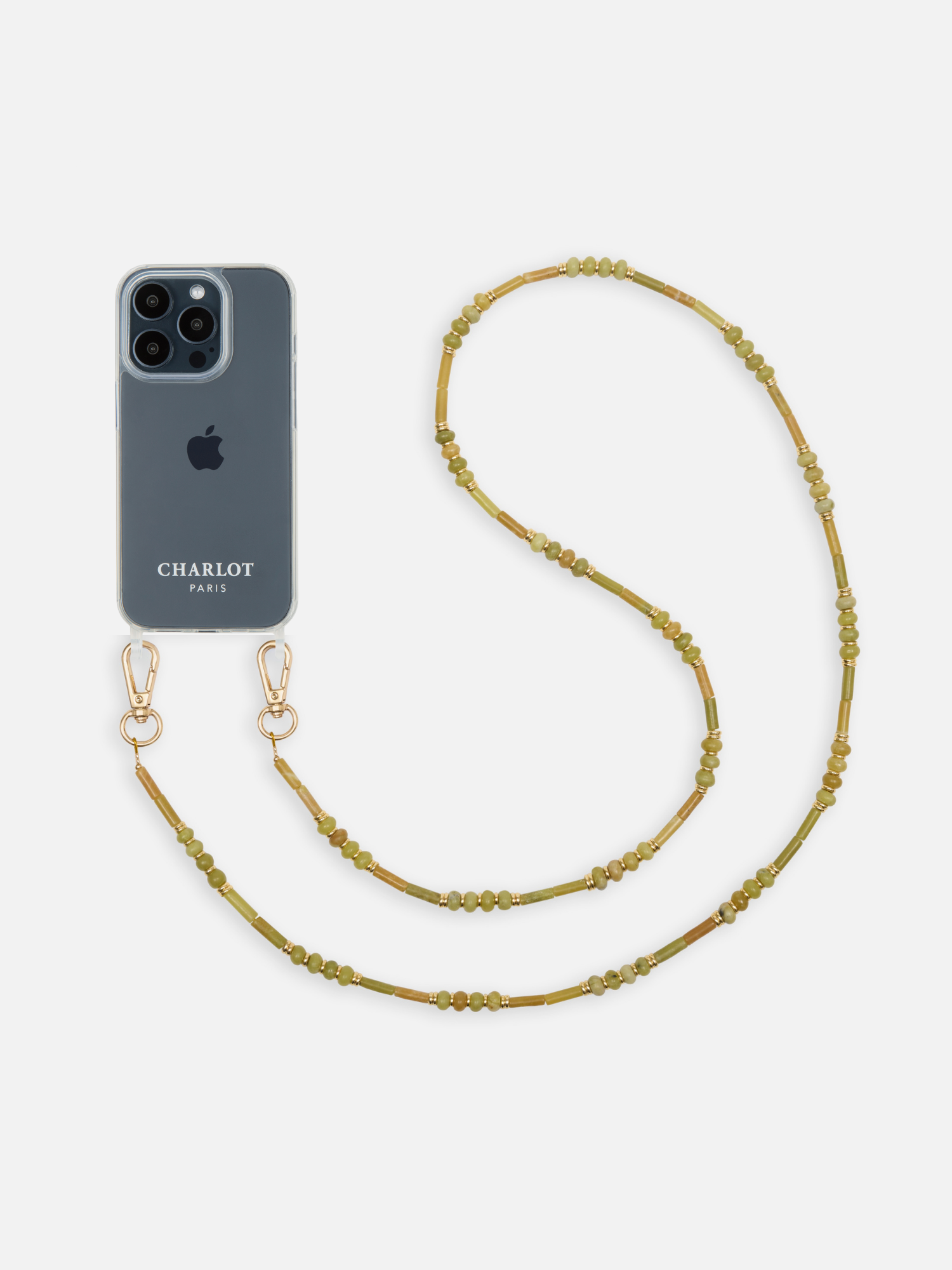 Coque Clear + Chaîne Romy Longue Granny