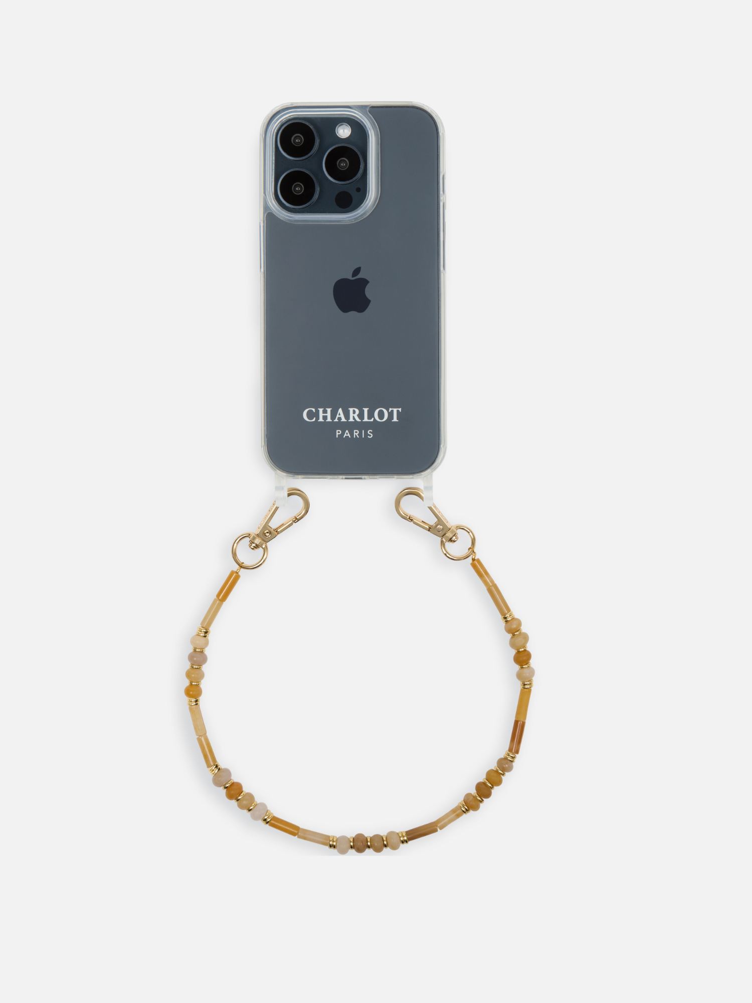 Coque Clear + Chaîne Romy Courte Beurre
