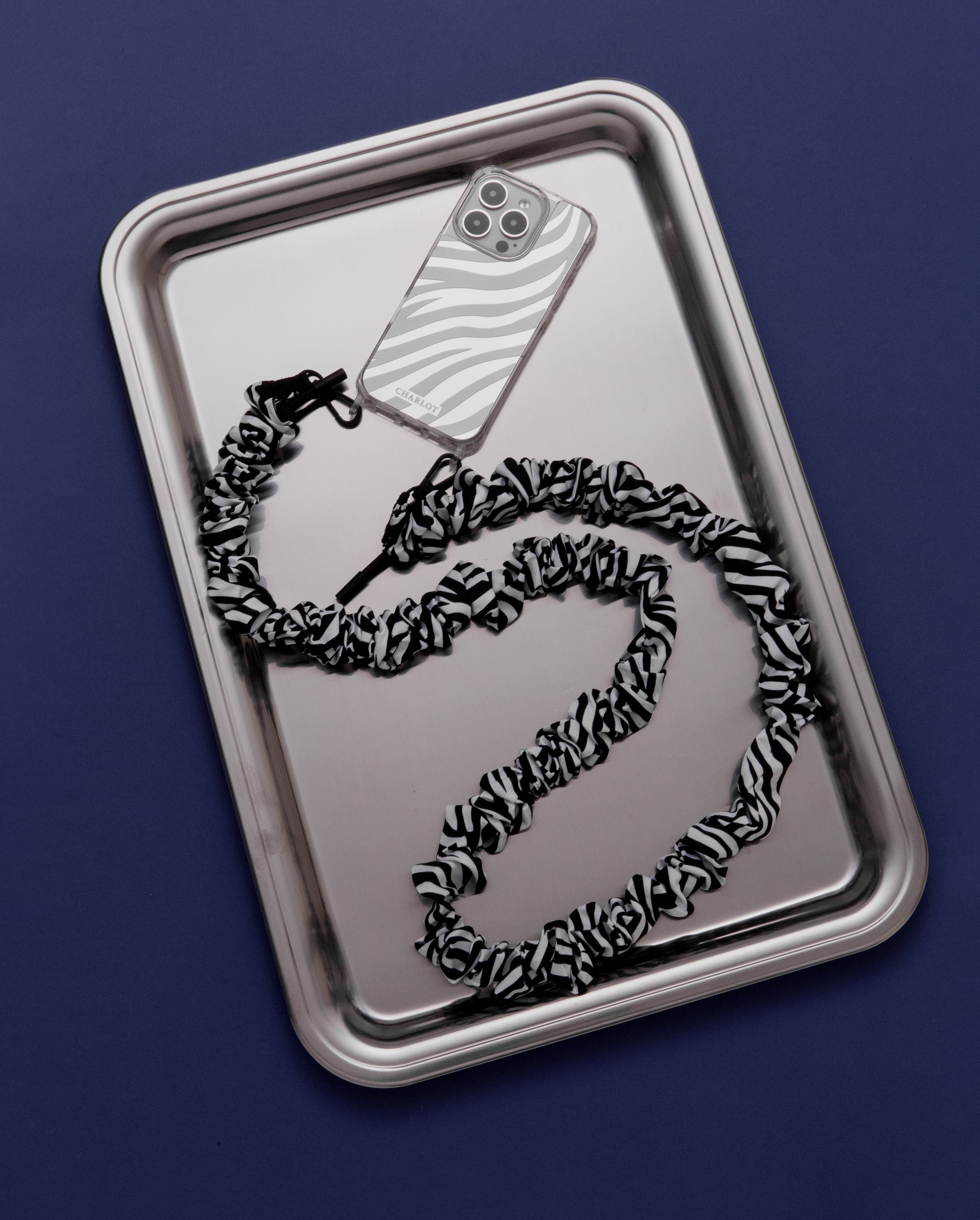 Bandoulière Scrunchie Zèbre