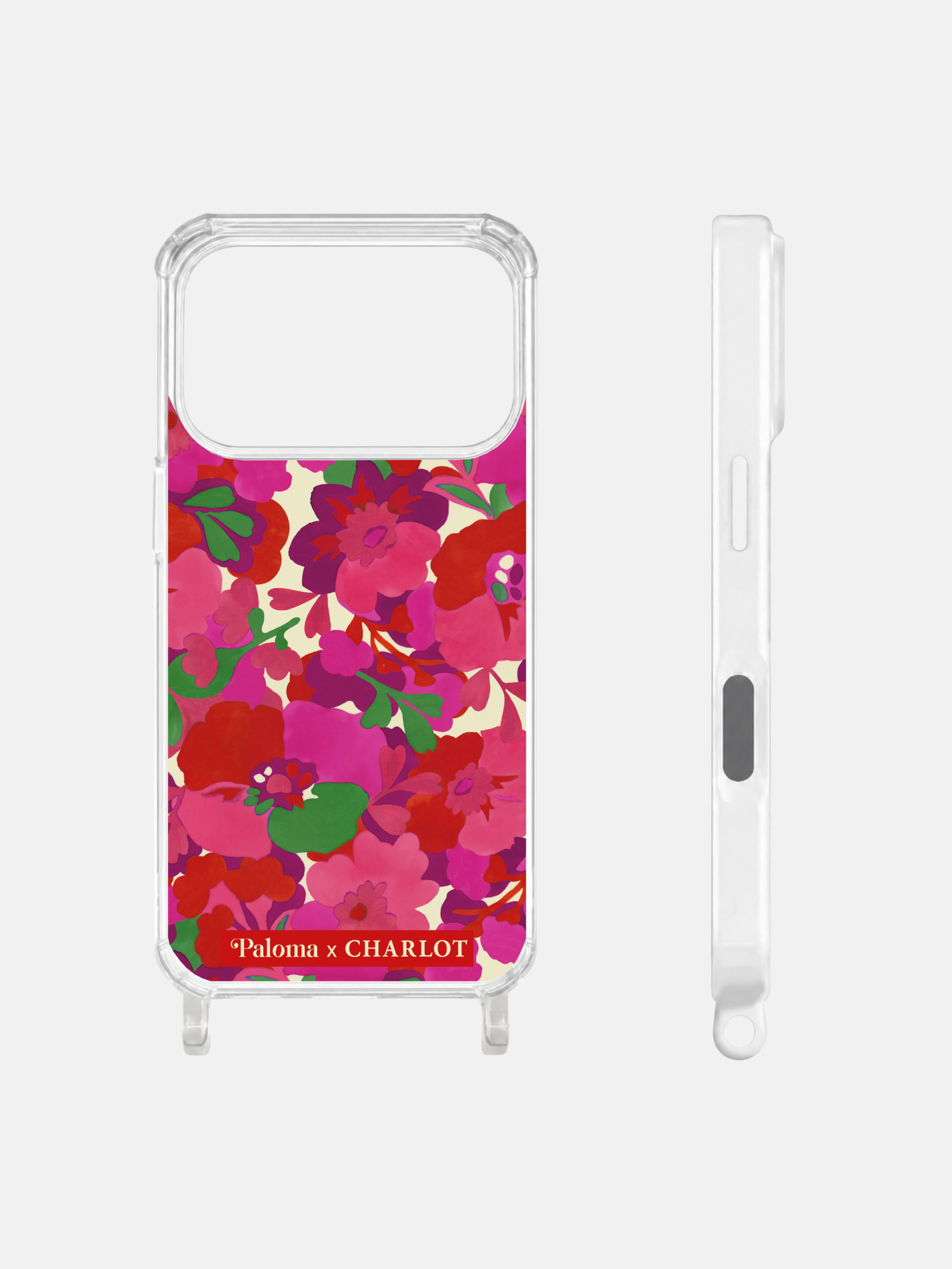 Coque Pop Flower + Bandoulière Scrunchie Paloma x CHARLOT