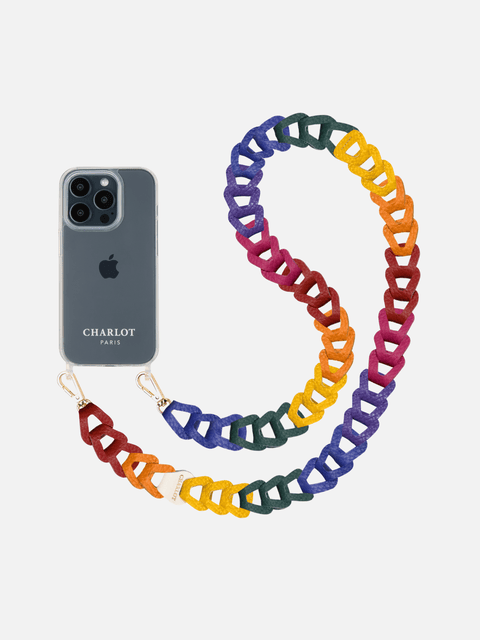 Coque Clear + Mel Cuir Long Pride