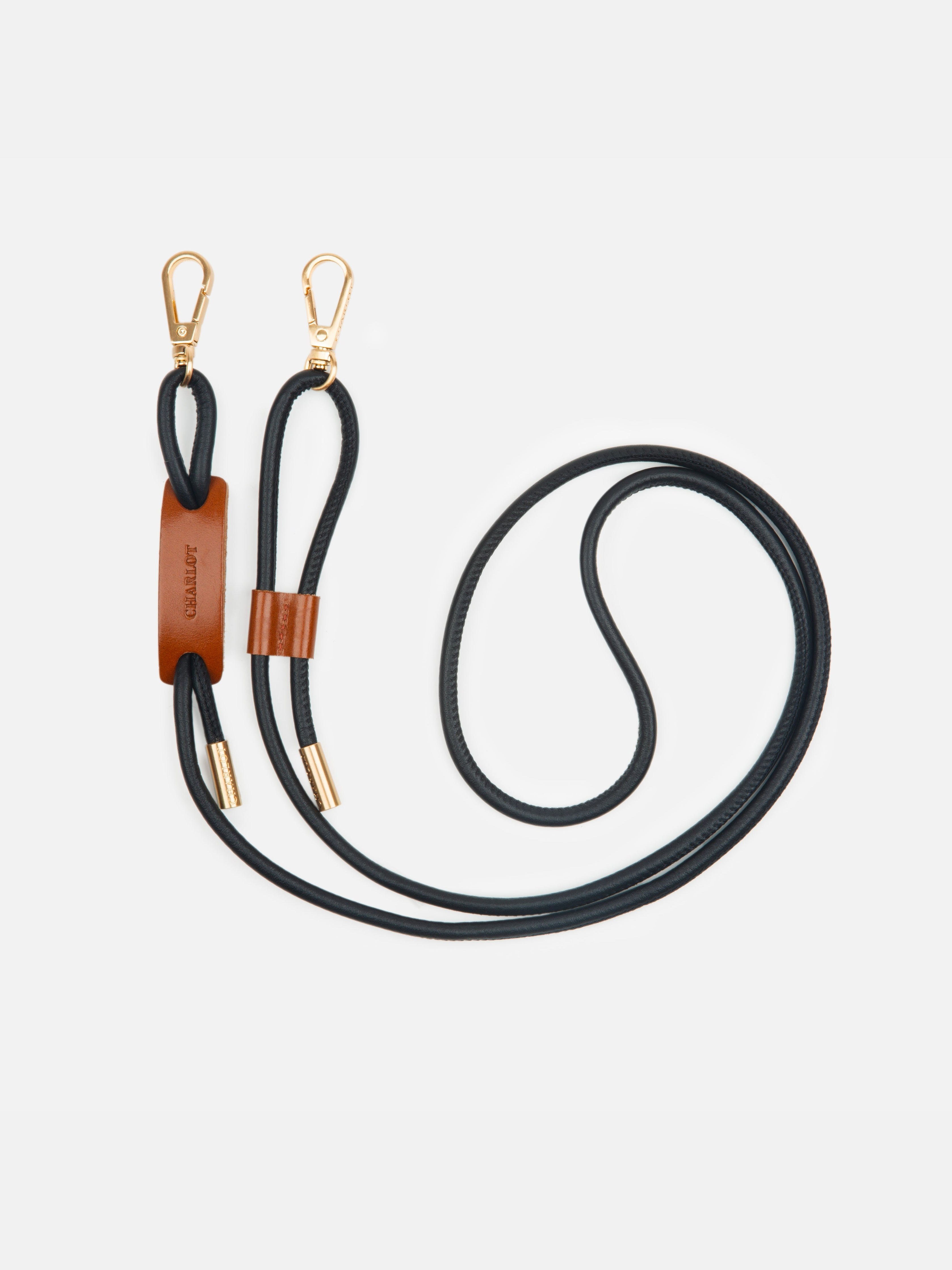 Noga Cuir Noir Doré