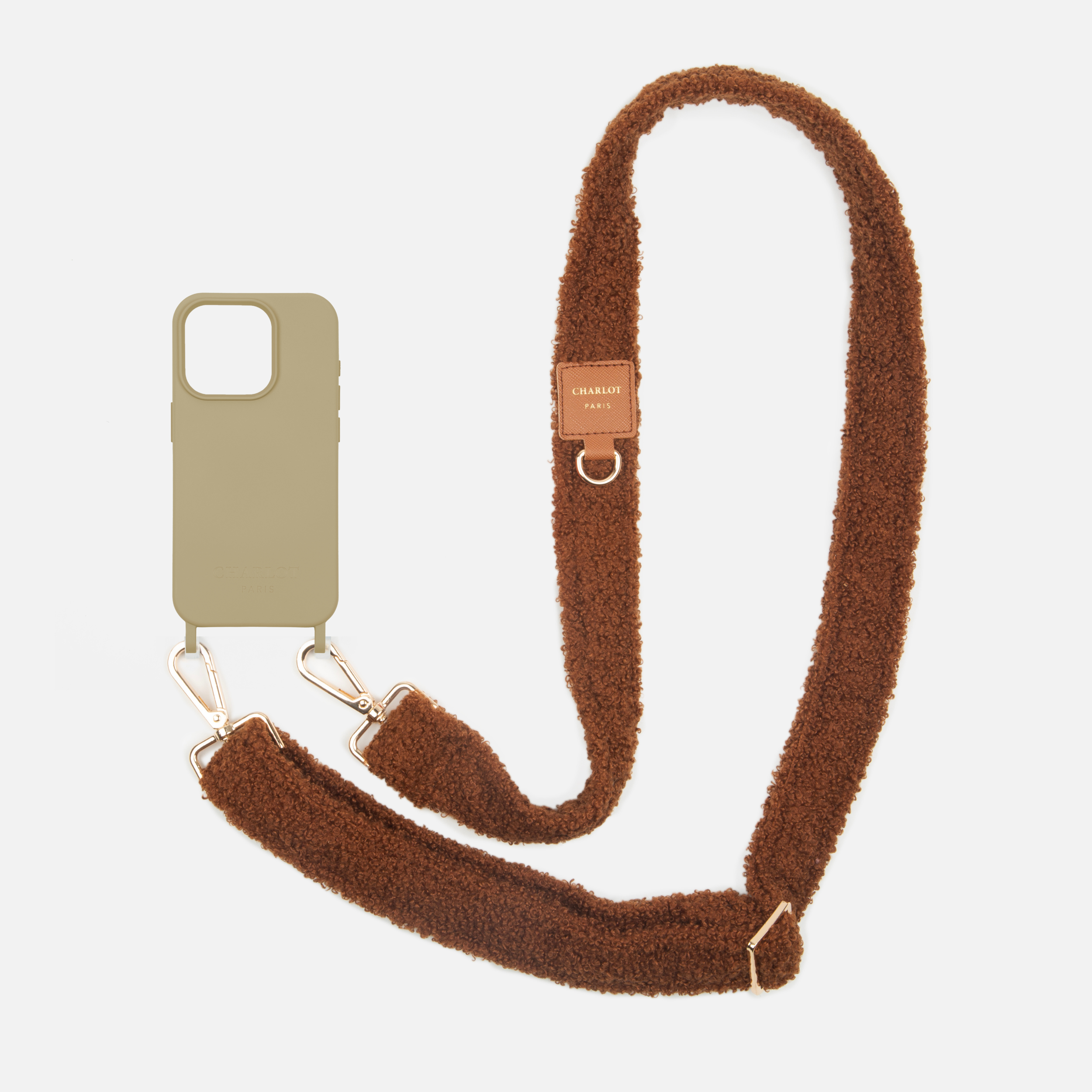 Coque Taupe + Teddy Chocolat